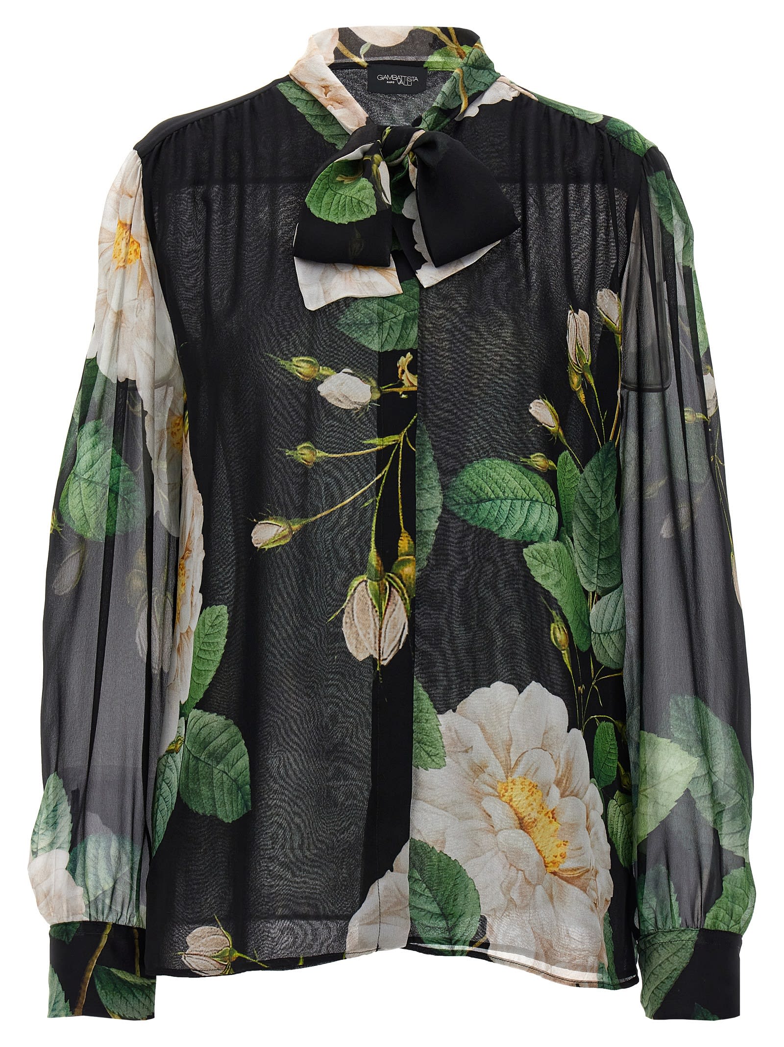 Shop Giambattista Valli Floral Shirt In Multicolor