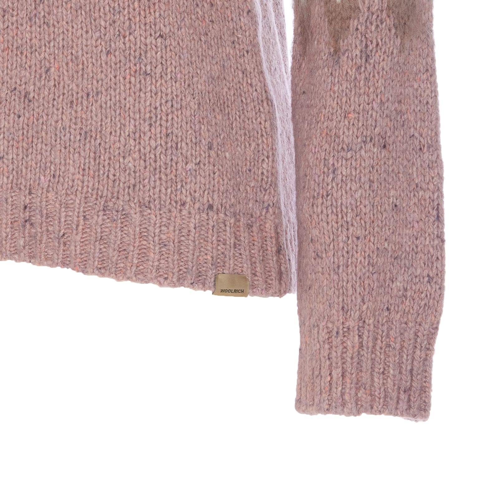 Shop Woolrich Aztec Sweater In Pink