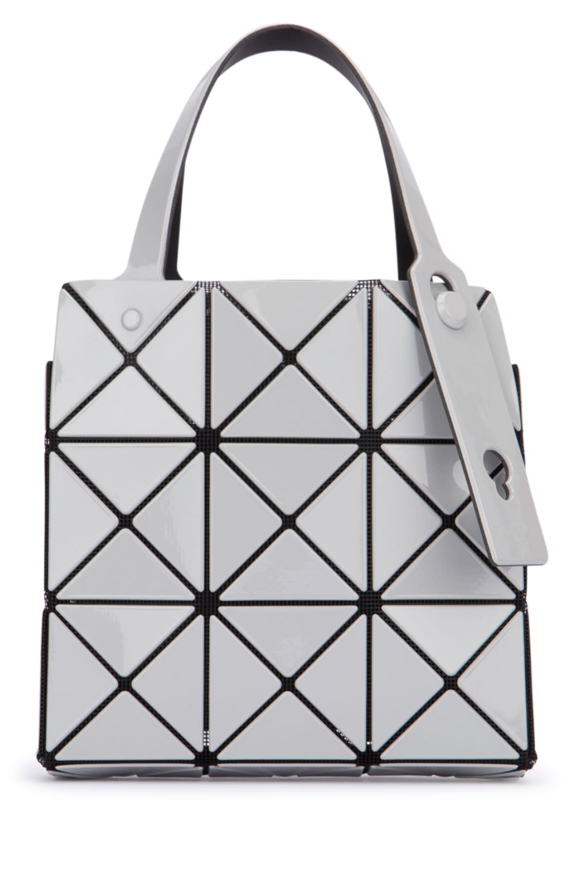 Shop Bao Bao Issey Miyake Borsa Shoulder Bag In Gray