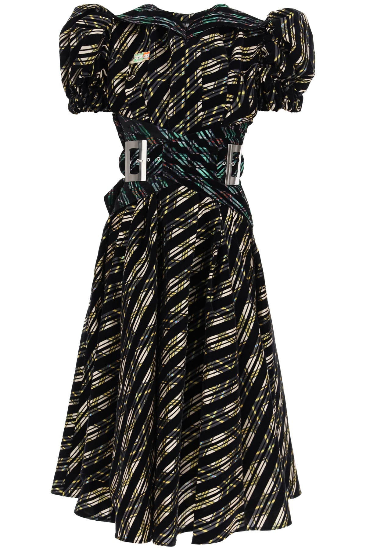 Chopova Lowena Midi Dress In Organza
