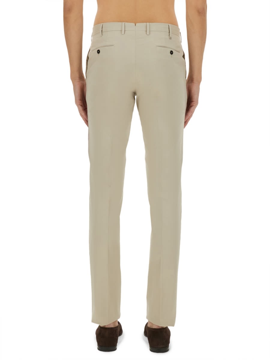 Pt Torino Tailored Slim Fit Pants In Lightweight Cotton Blend