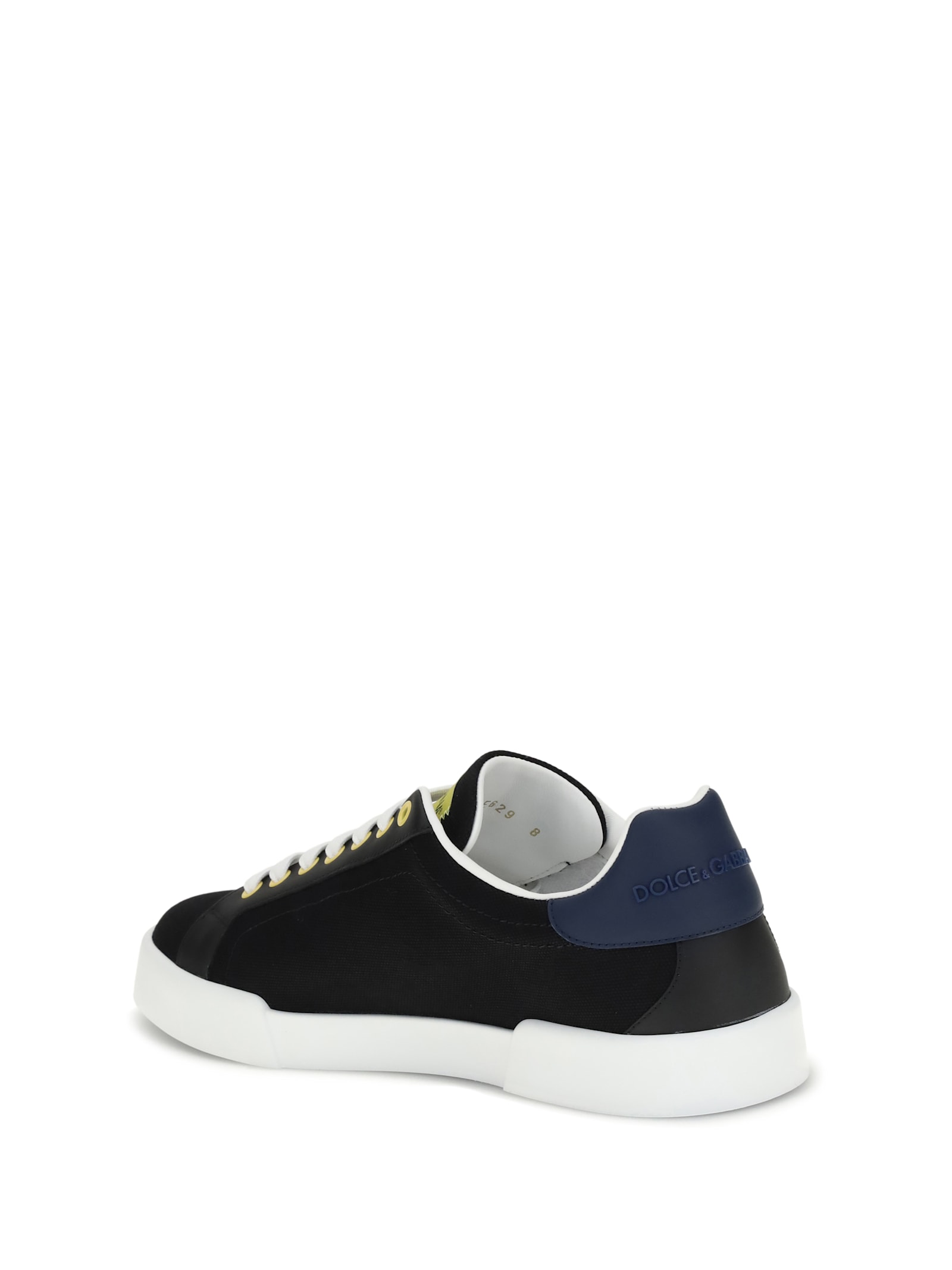 Dolce & Gabbana Logoed Sneakers In Black