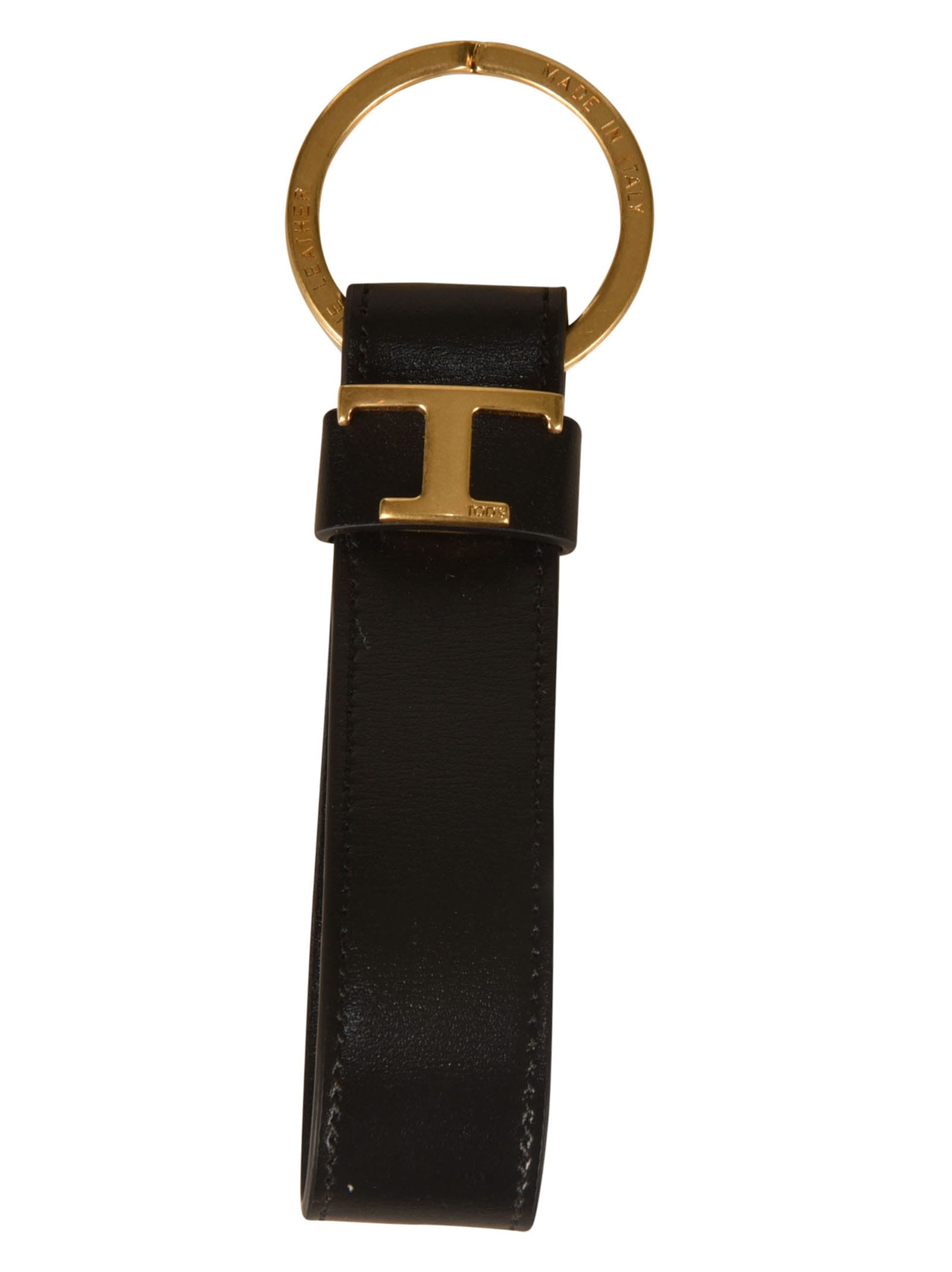 Tod's T Plaque Keyring