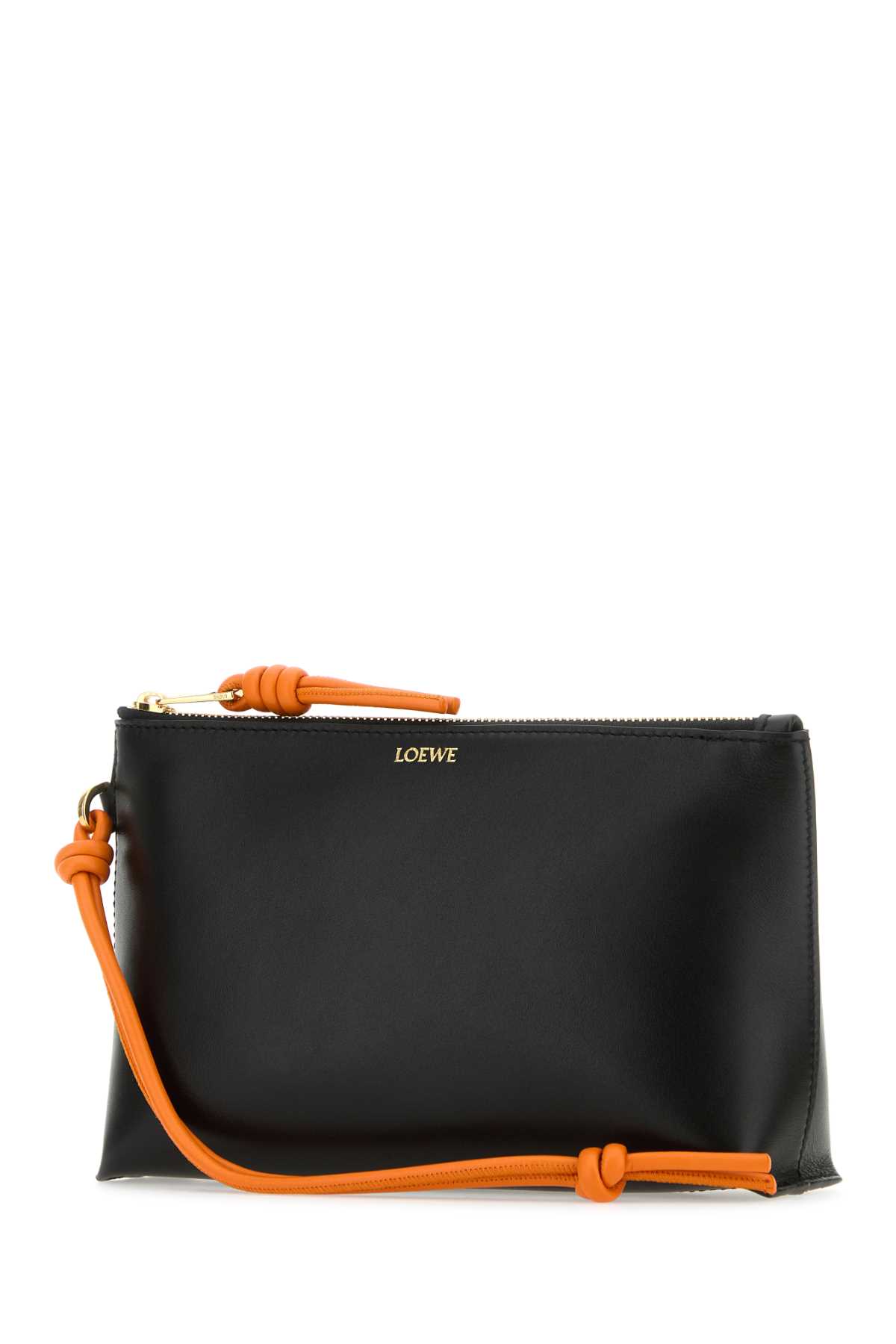 LOEWE BLACK NAPPA LEATHER KNOT T POUCH