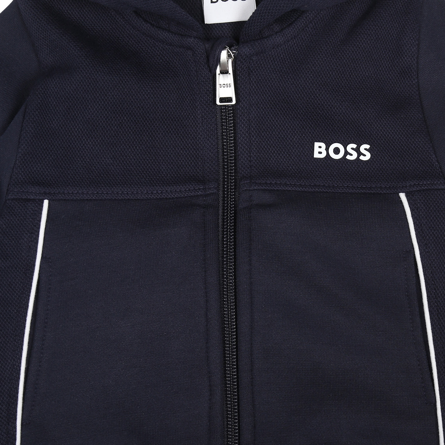 Hugo Boss Light Blue Set For Baby Boy With Logo In Blue