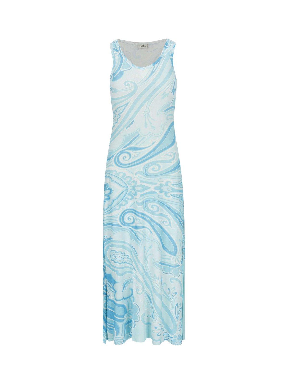 ETRO PAISLEY PATTERN SLEEVELESS DRESS