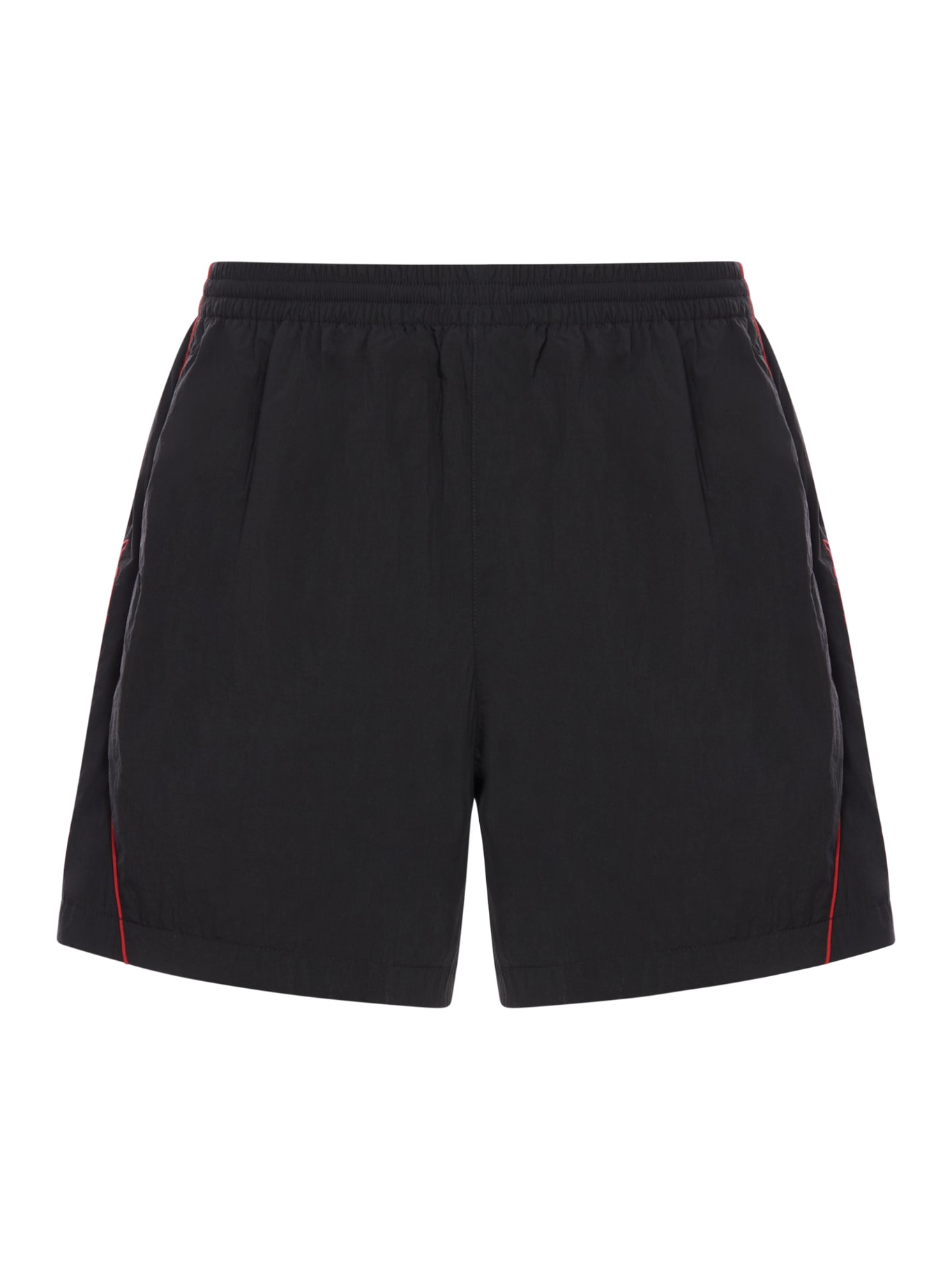 Bermuda Shorts In Technical Fabric With Logo