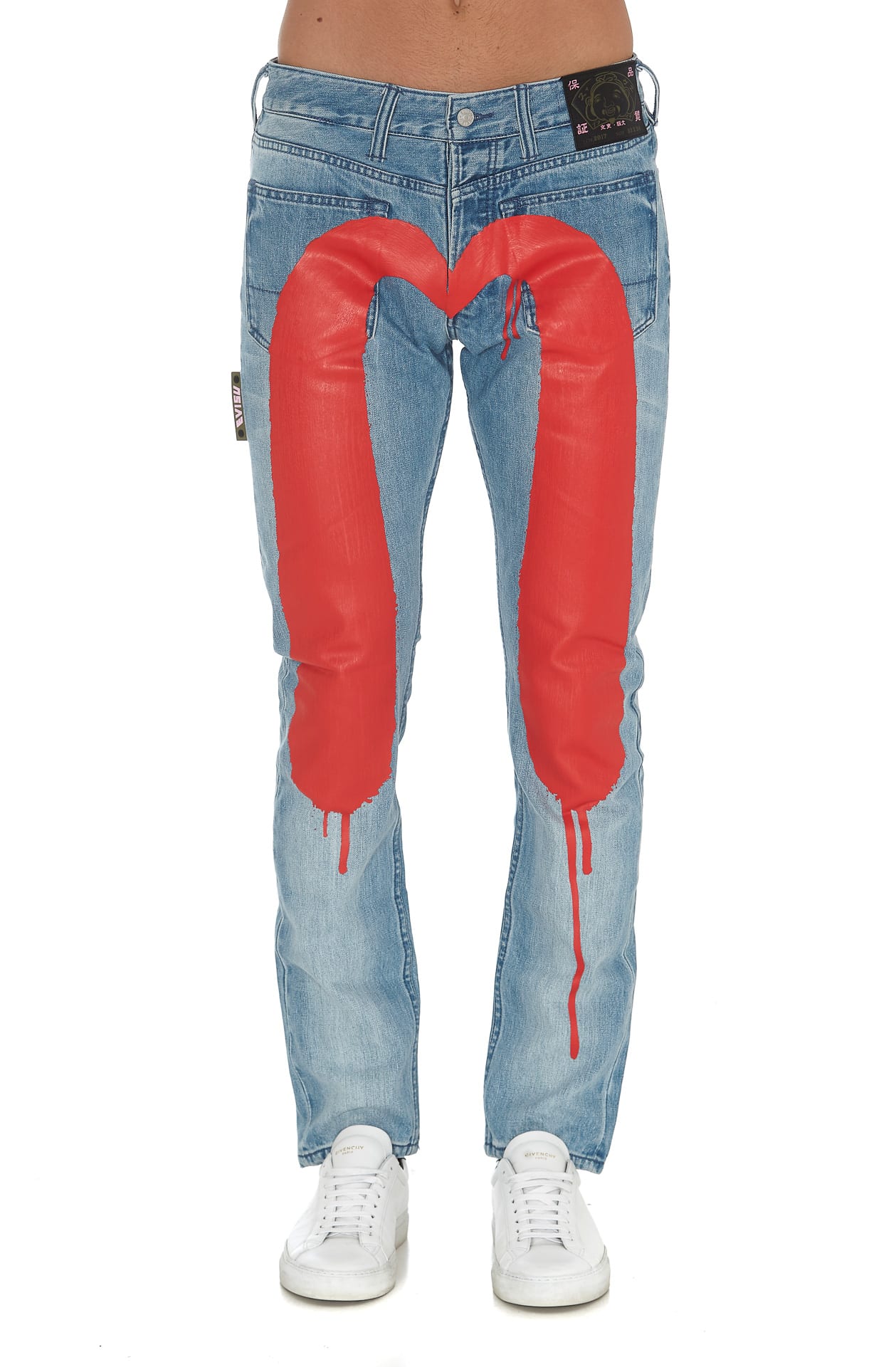 Evisu Red Daicock Jeans