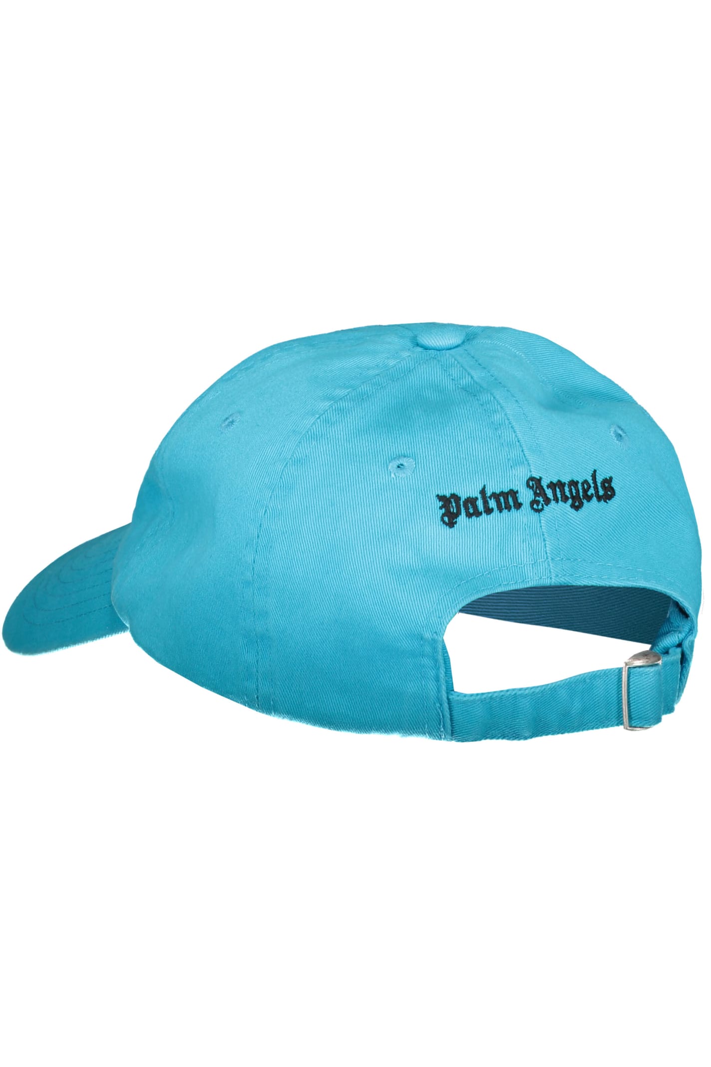 Shop Palm Angels Embroidered Baseball Cap In Light Blue