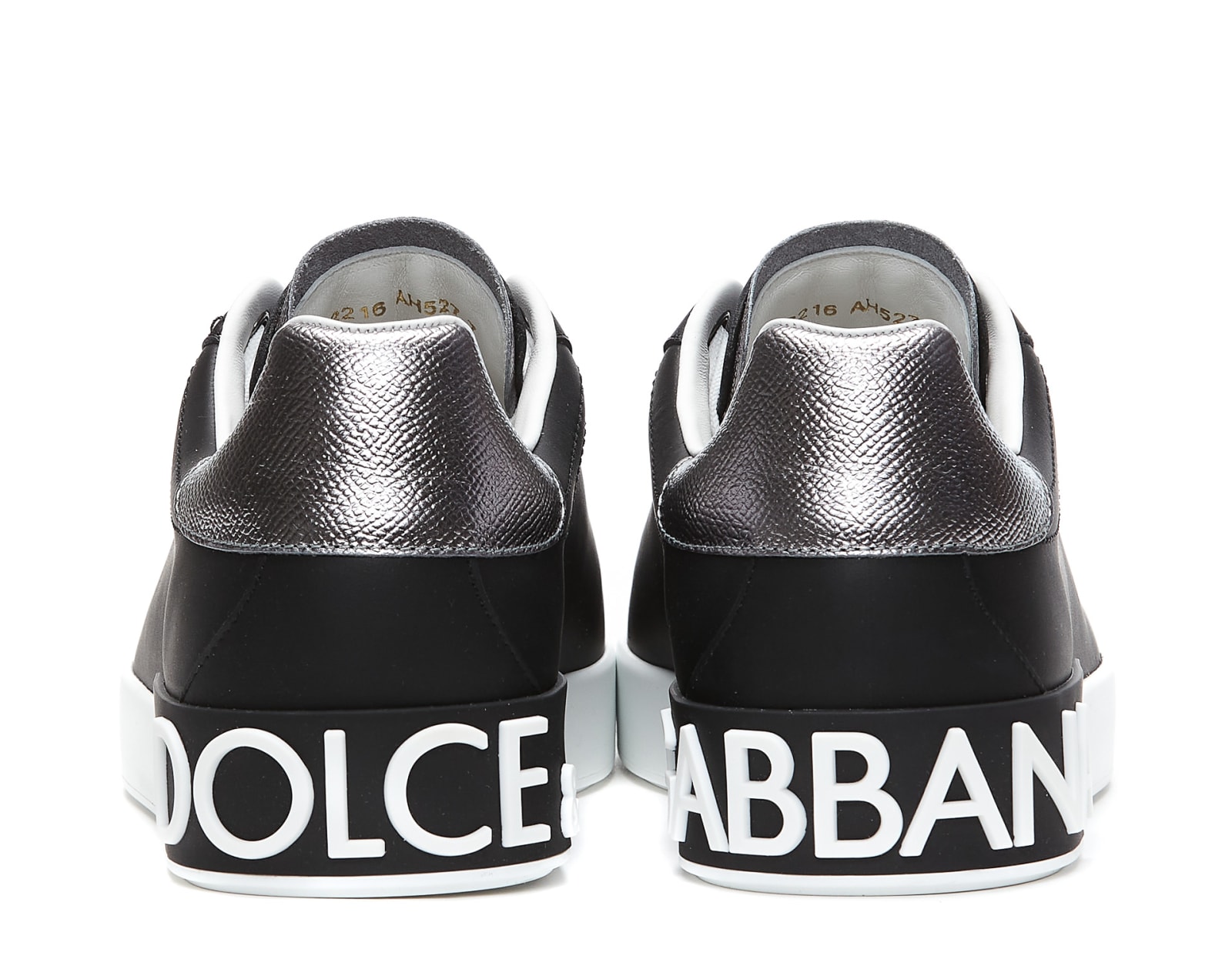 Shop Dolce & Gabbana Portofino Sneakers In Black