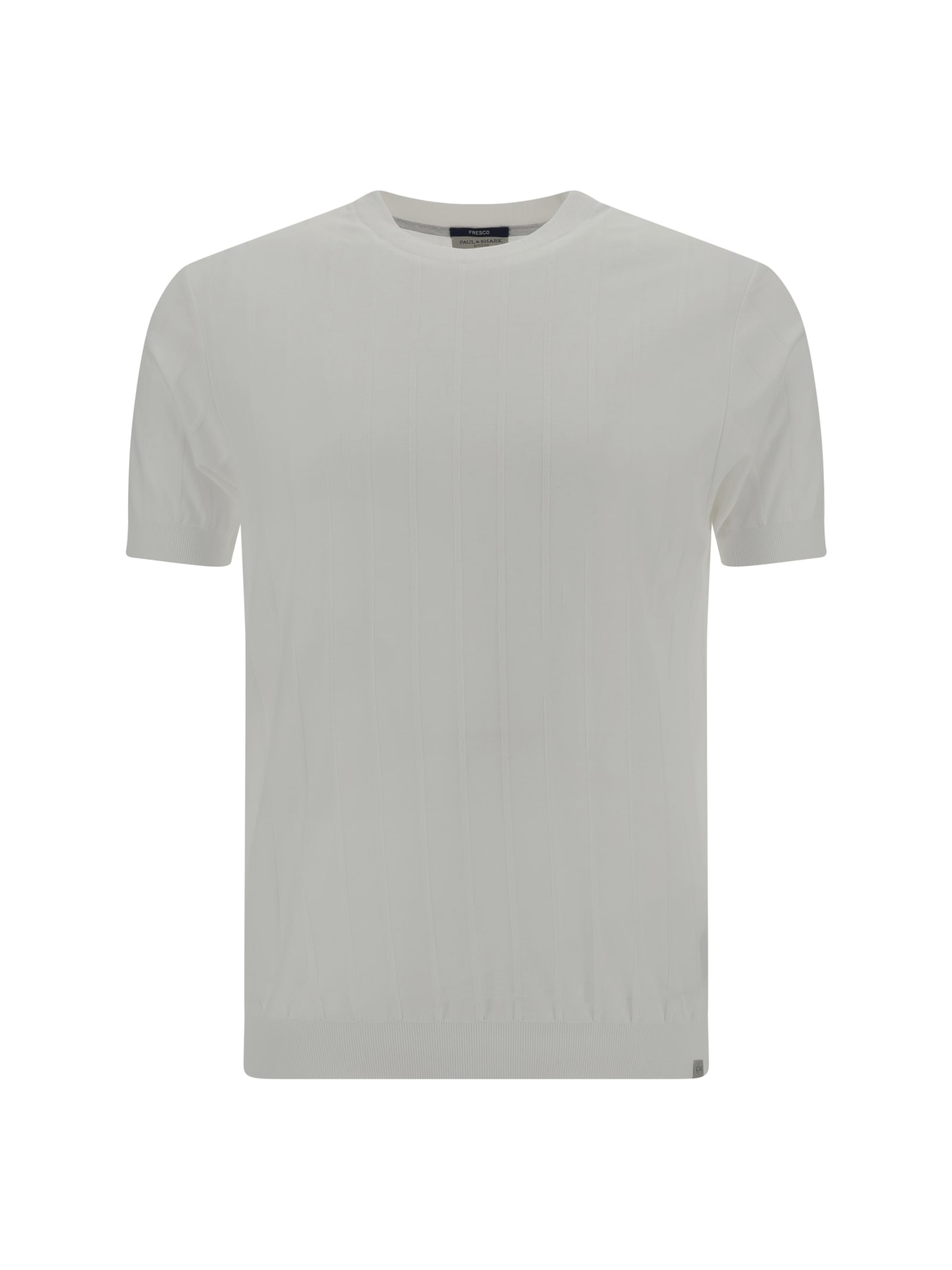 Shop Paul&amp;shark Fresco T-shirt In Bianco