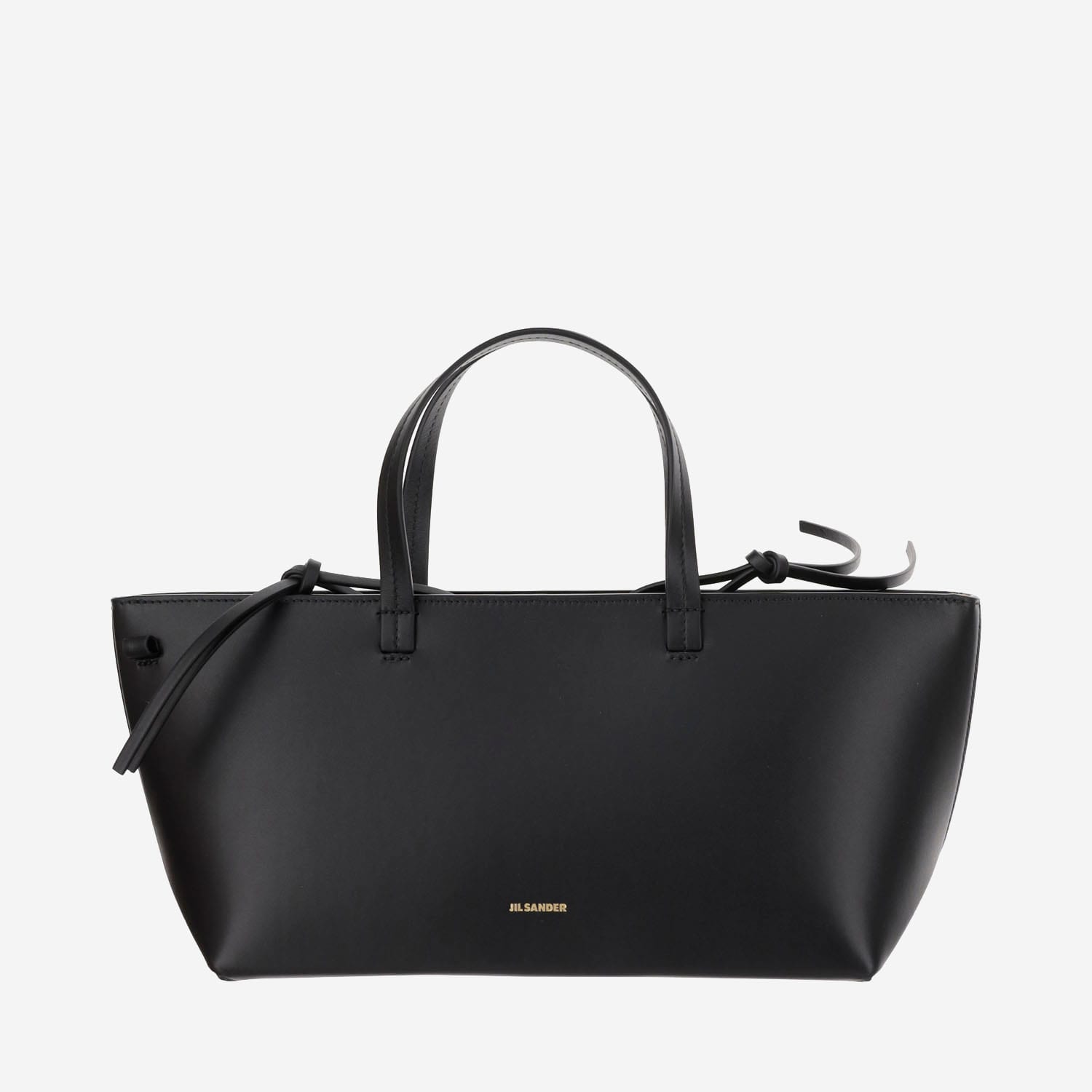 Shop Jil Sander Small Bateau Tote Bag In Black