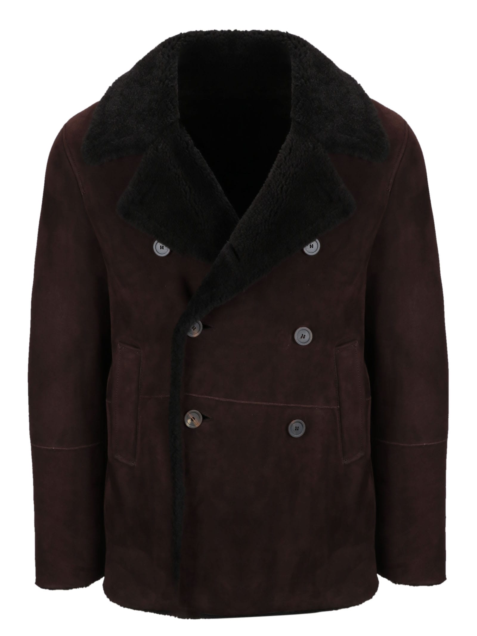 Tagliatore Coat In Brown | ModeSens