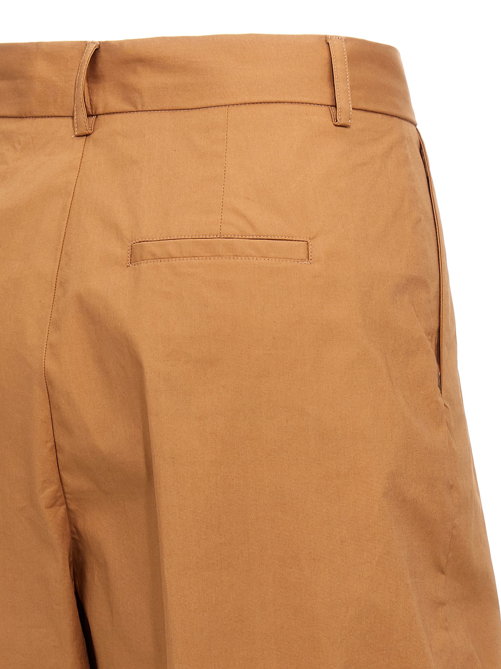 Nude Menswear Wide-leg Trousers In Brown
