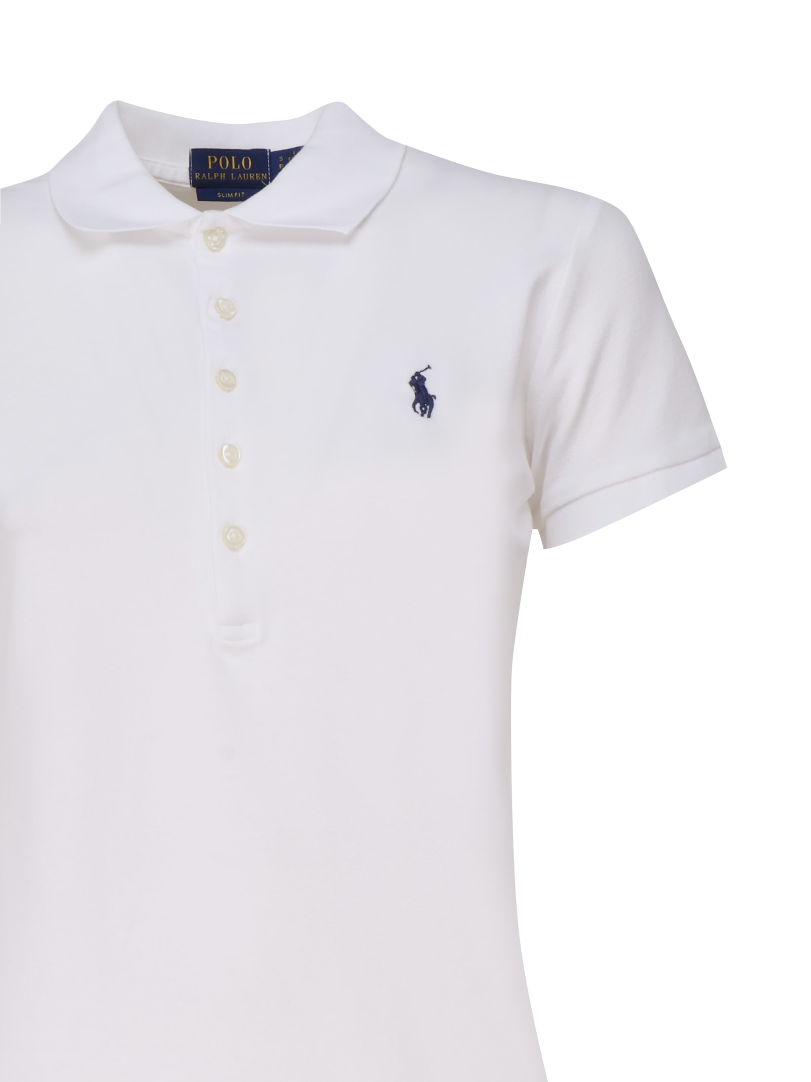 Shop Polo Ralph Lauren Polo With Julie Embroidery In White