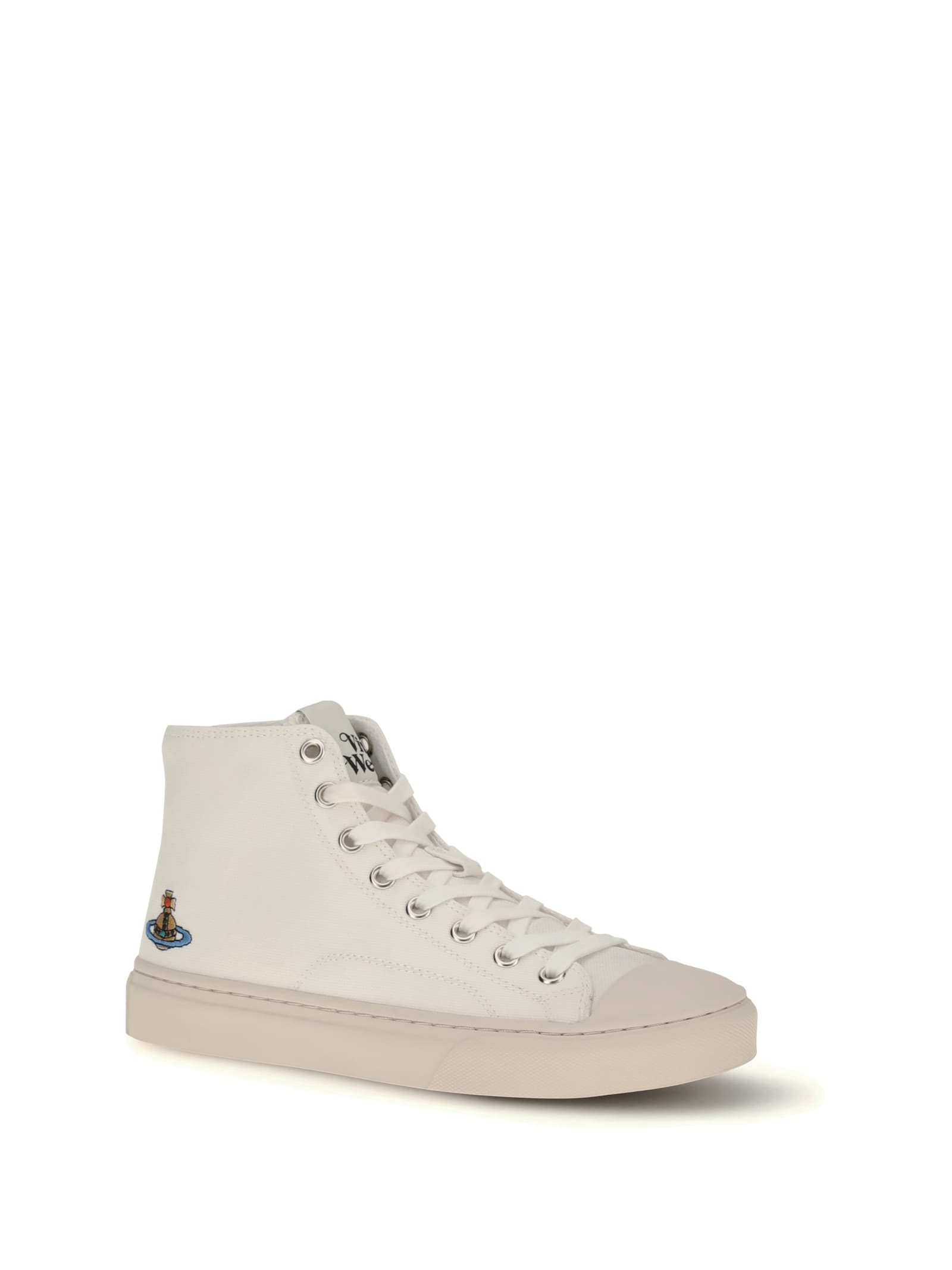 Vivienne Westwood Plimsoll High-top Sneakers In White