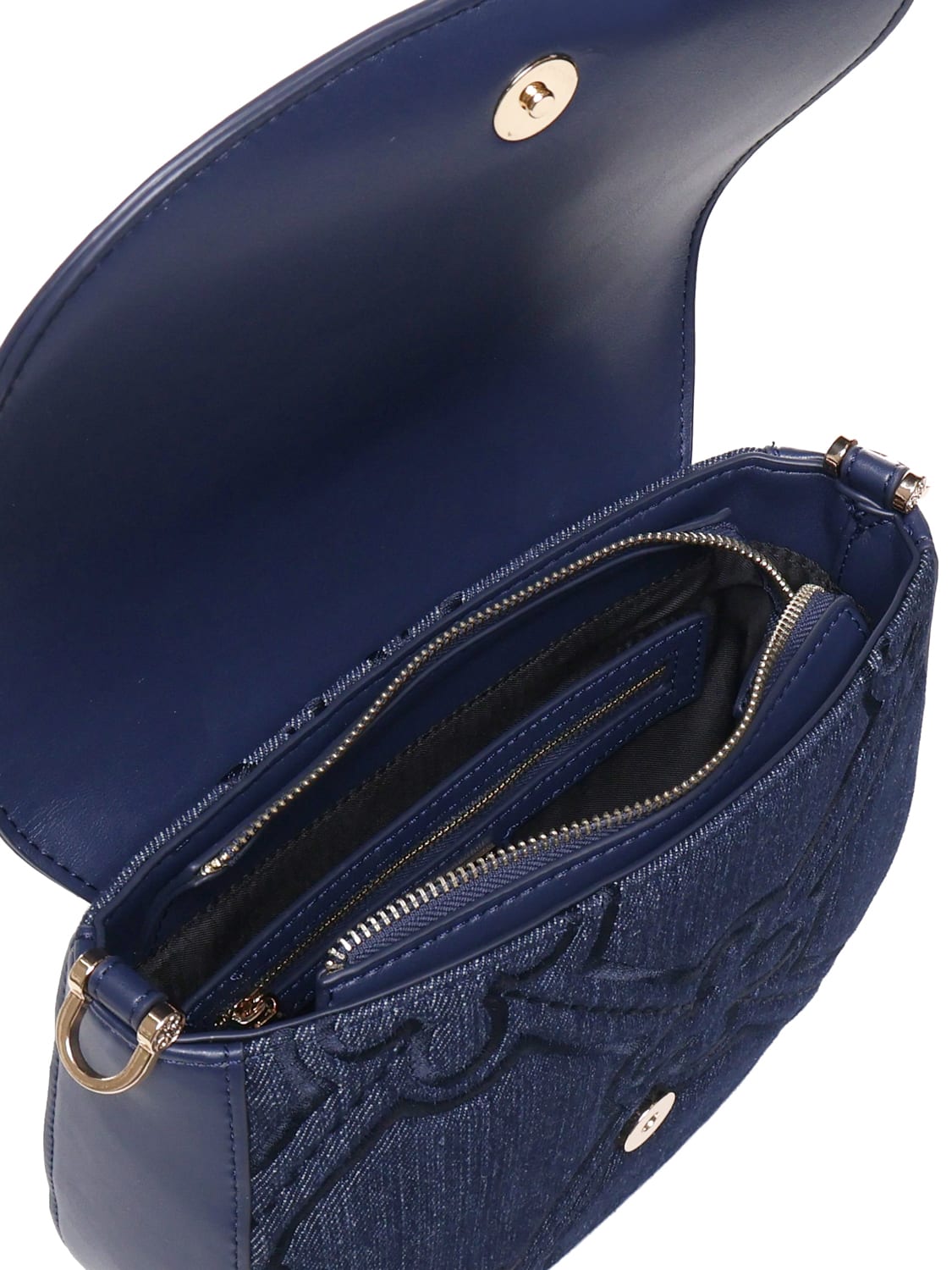 V73 Iris Denim Shoulder Bag In Denim