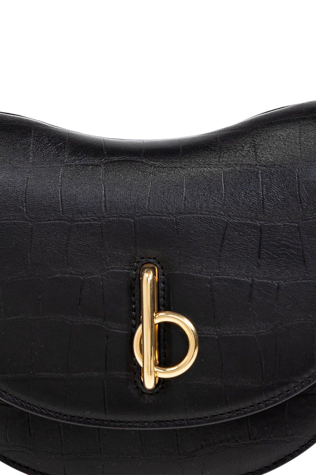 Burberry Women's Elegant Leather Bag For All Occasions In Black