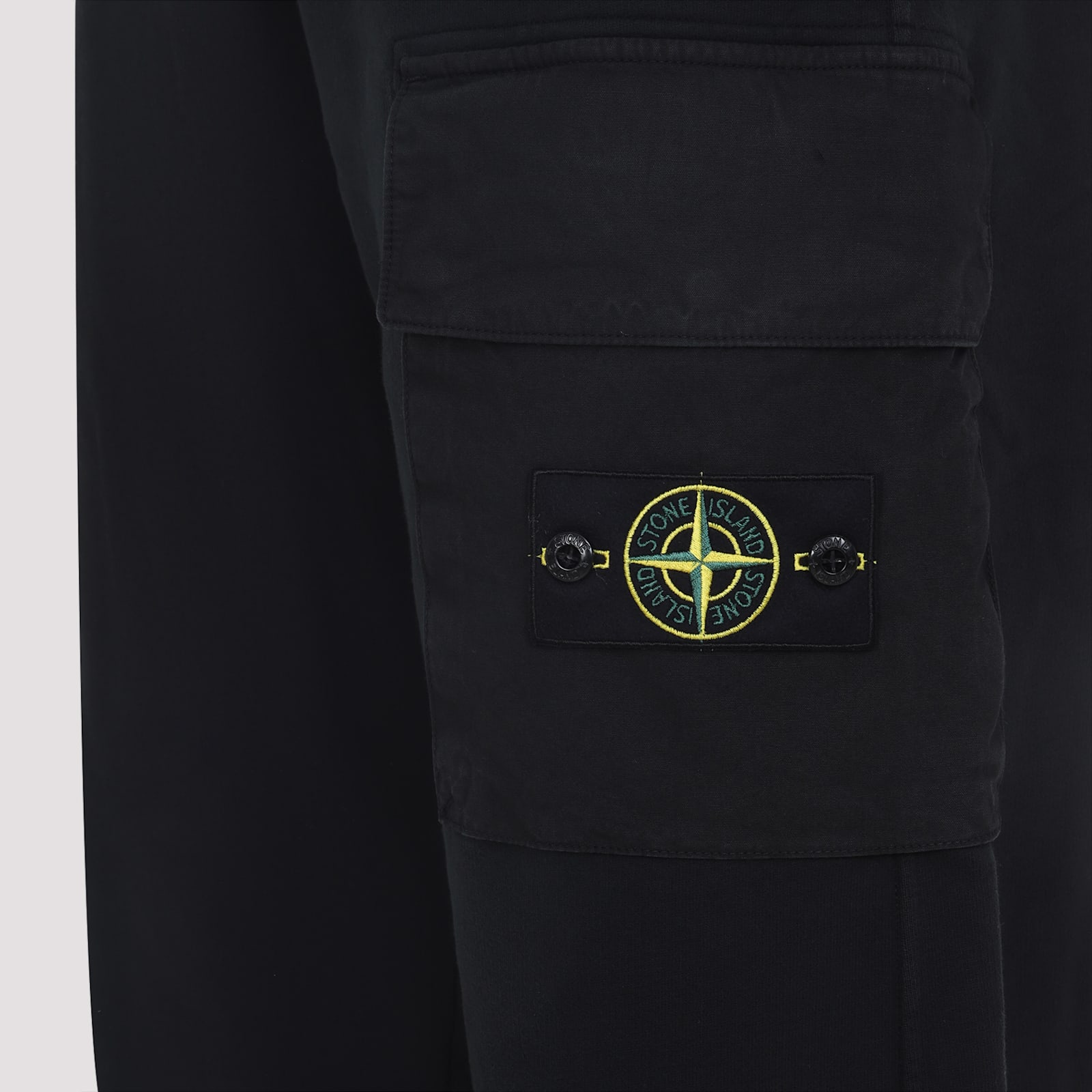 Stone Island Jogger Pants In Black