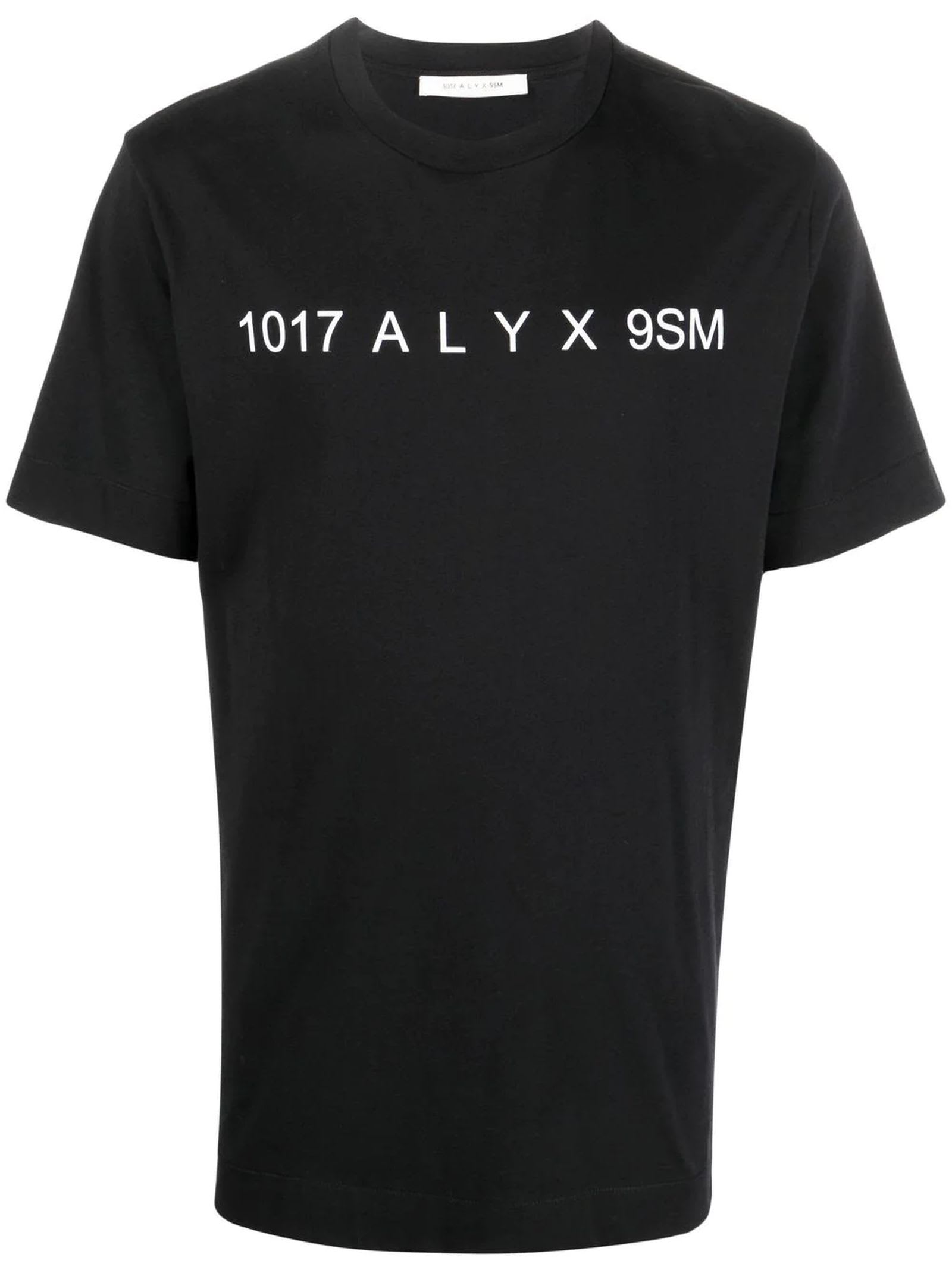 1017 ALYX 9SM Black Cotton T-shirt
