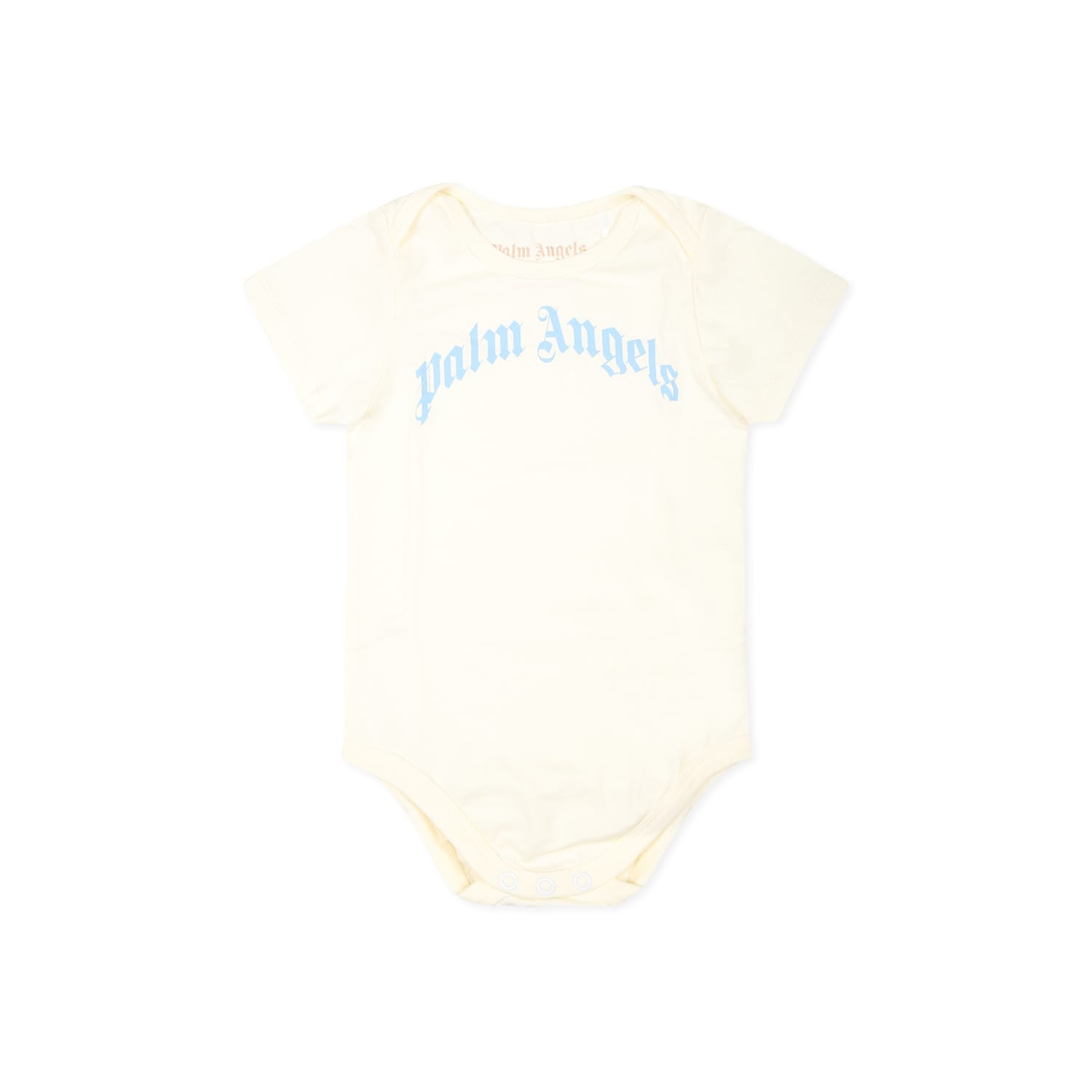 Palm Angels Multicolor Bodysuit Set For Baby Boy With Logo In Multicolor