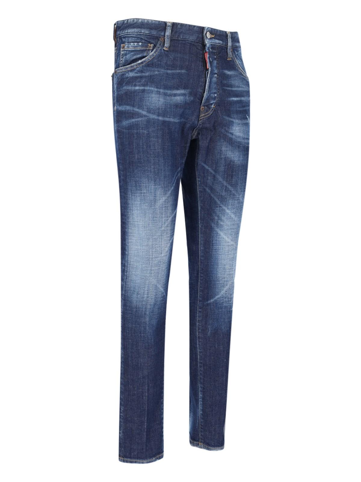 Shop Dsquared2 Cool Guy Straight Jeans In Blue