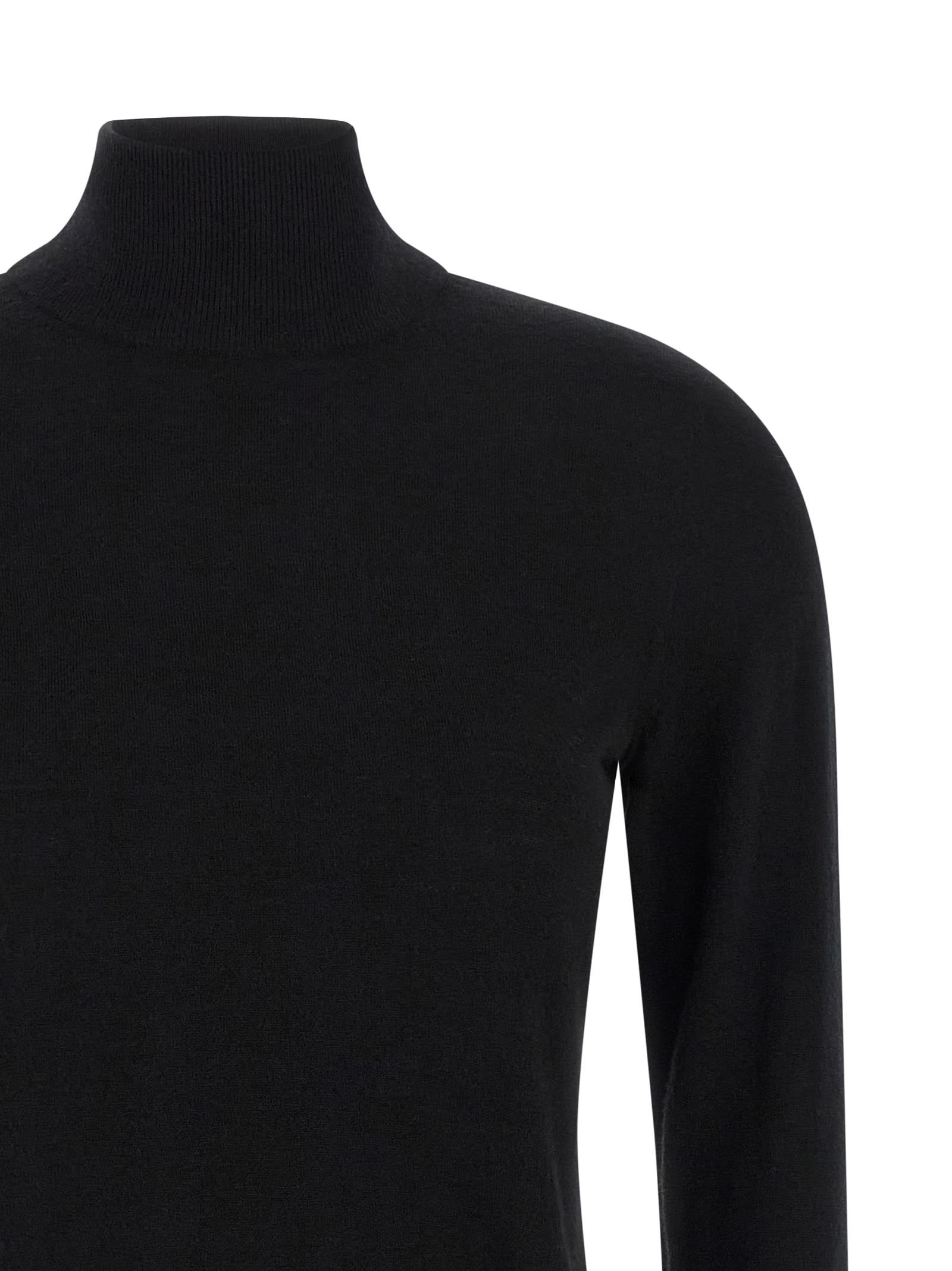 Max Mara Meana Turtleneck Sweater In Black