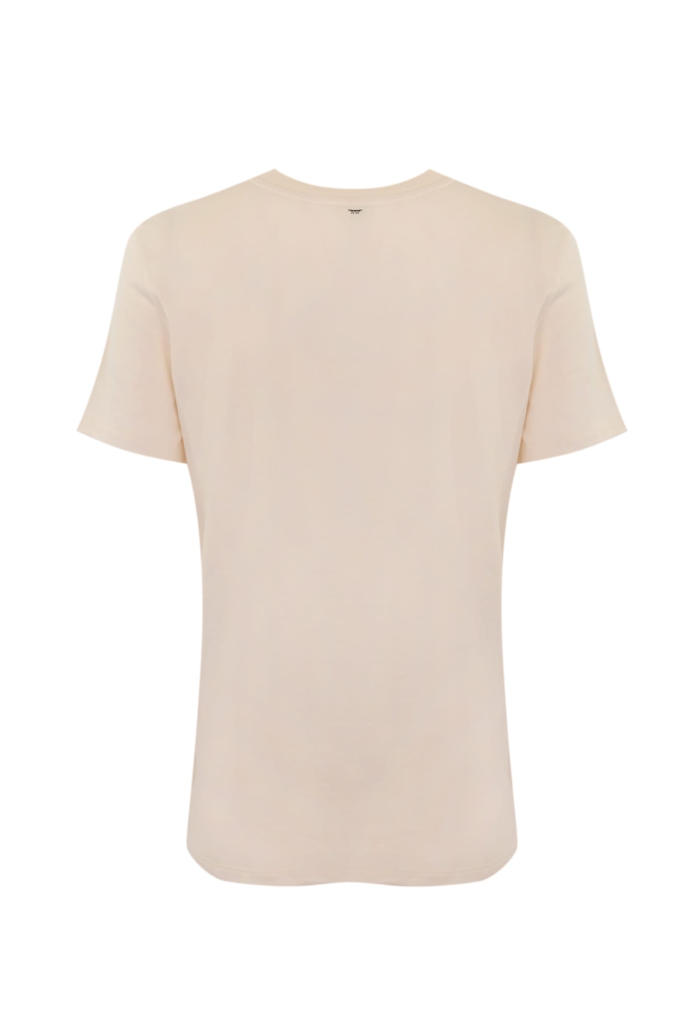 Shop Weekend Max Mara Nervi Cotton T-shirt With Nervers Print In Avorio
