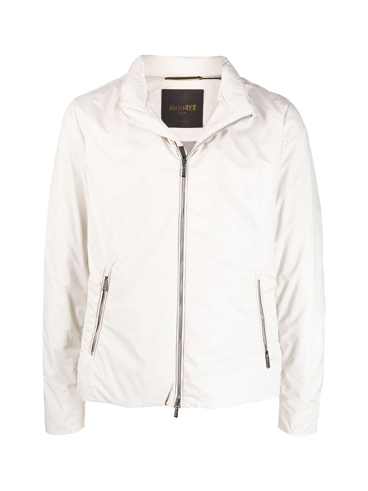 Moorer Vangi-kn Quilted Jacket In Ivory