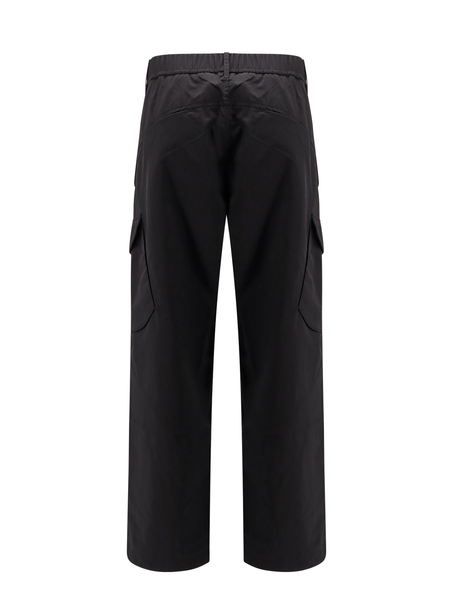 Herno Laminar Tech-popeline Cargo Trouser In Black