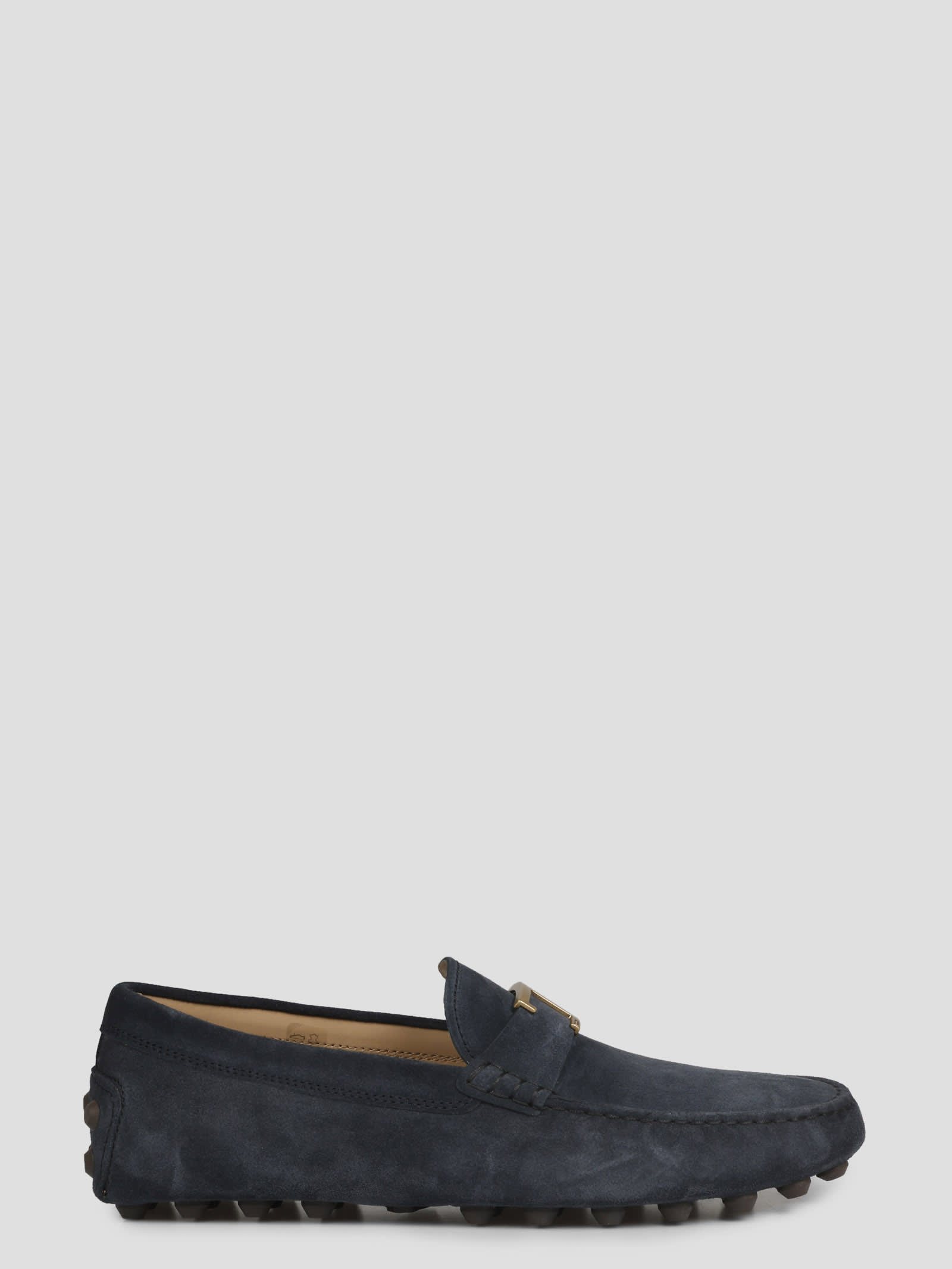 Shop Tod's Timeless Gommino Loafers In Blue