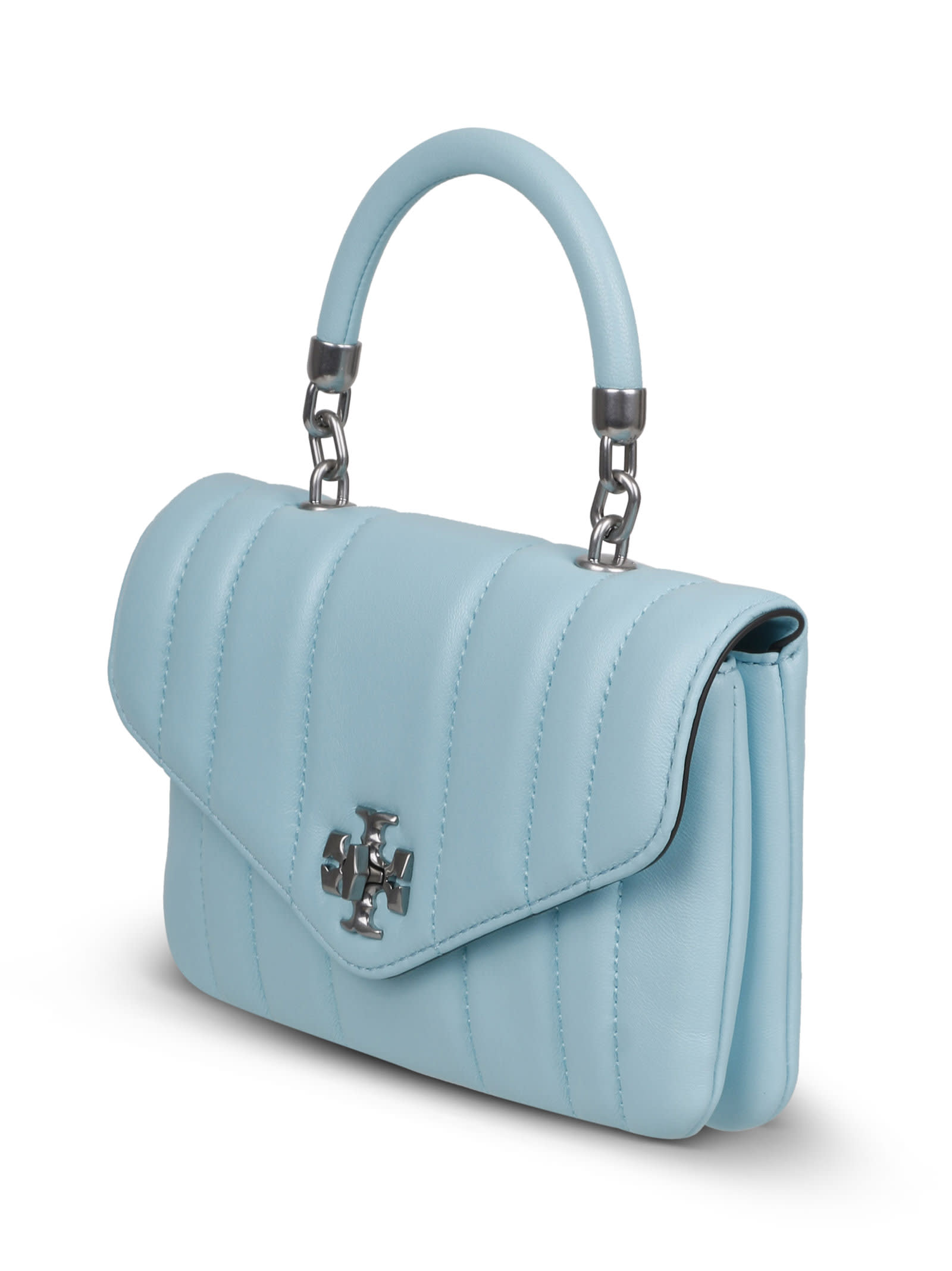 Tory Burch Kira Mini Top Handle Bag In Light Celeste | ModeSens