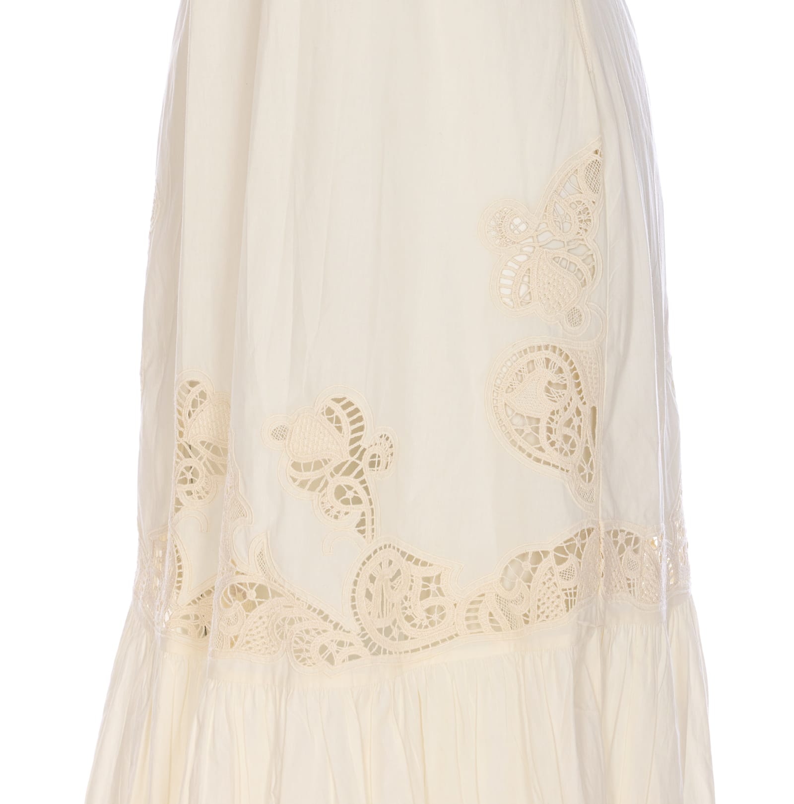 Twinset Long Dress With Embroidery