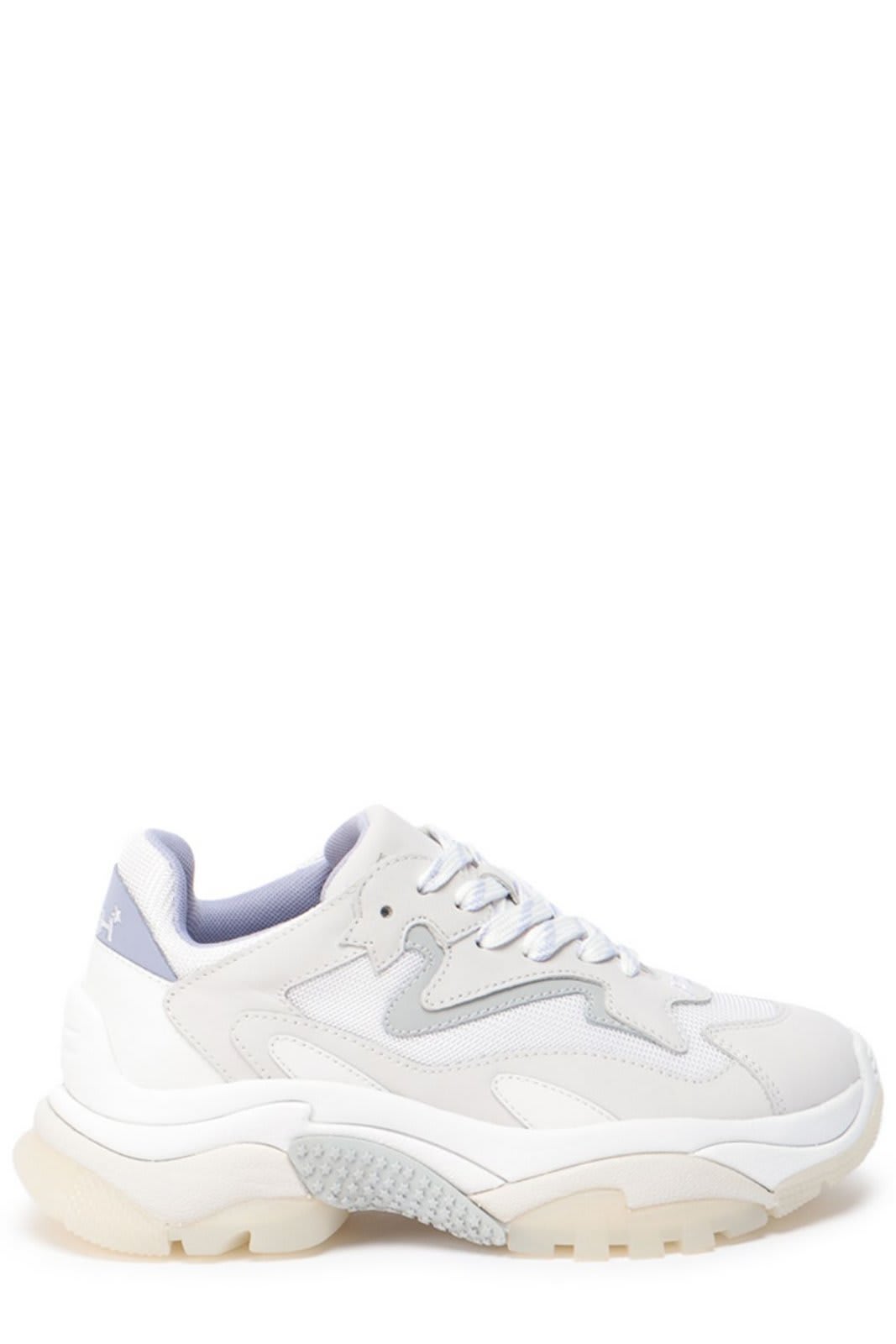 Shop Ash Addict Chunky Lace-up Sneakers In Bianco