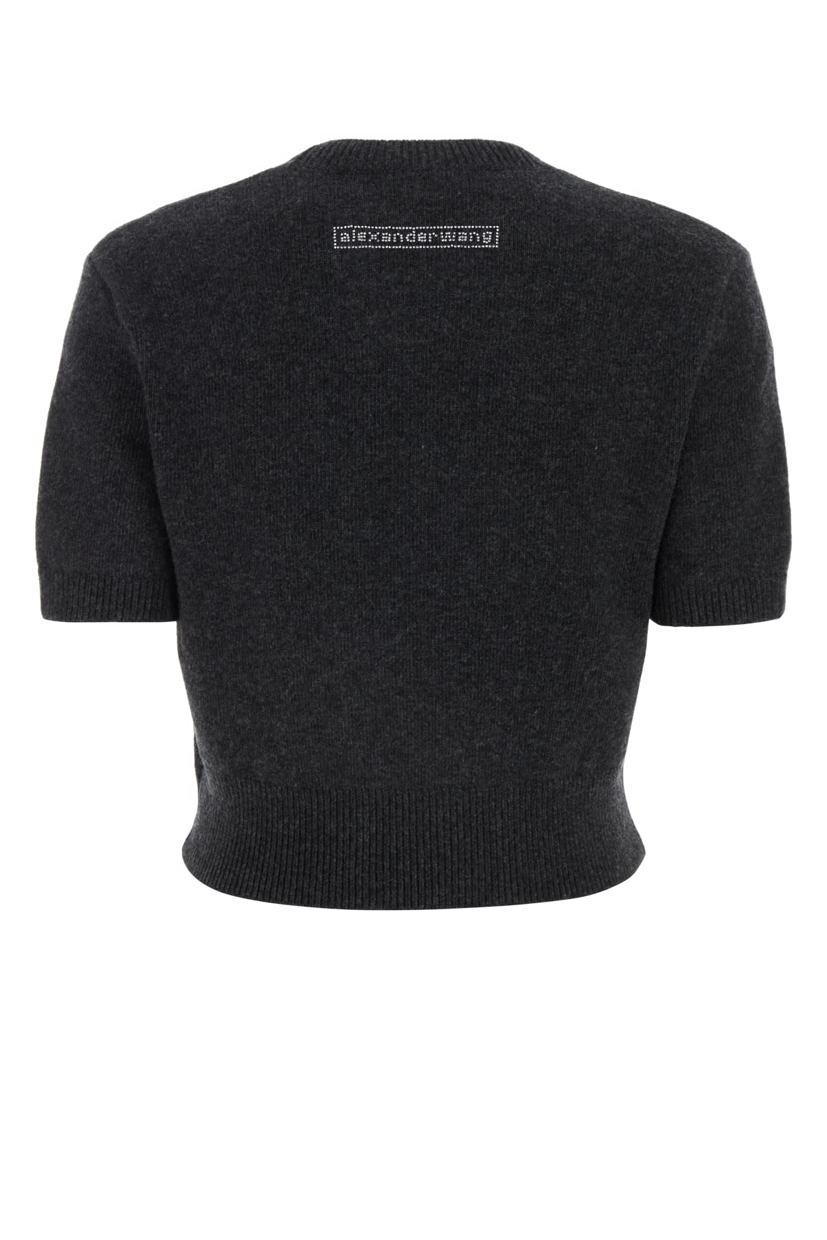 Shop Alexander Wang T-shirt In Charcoalmelange