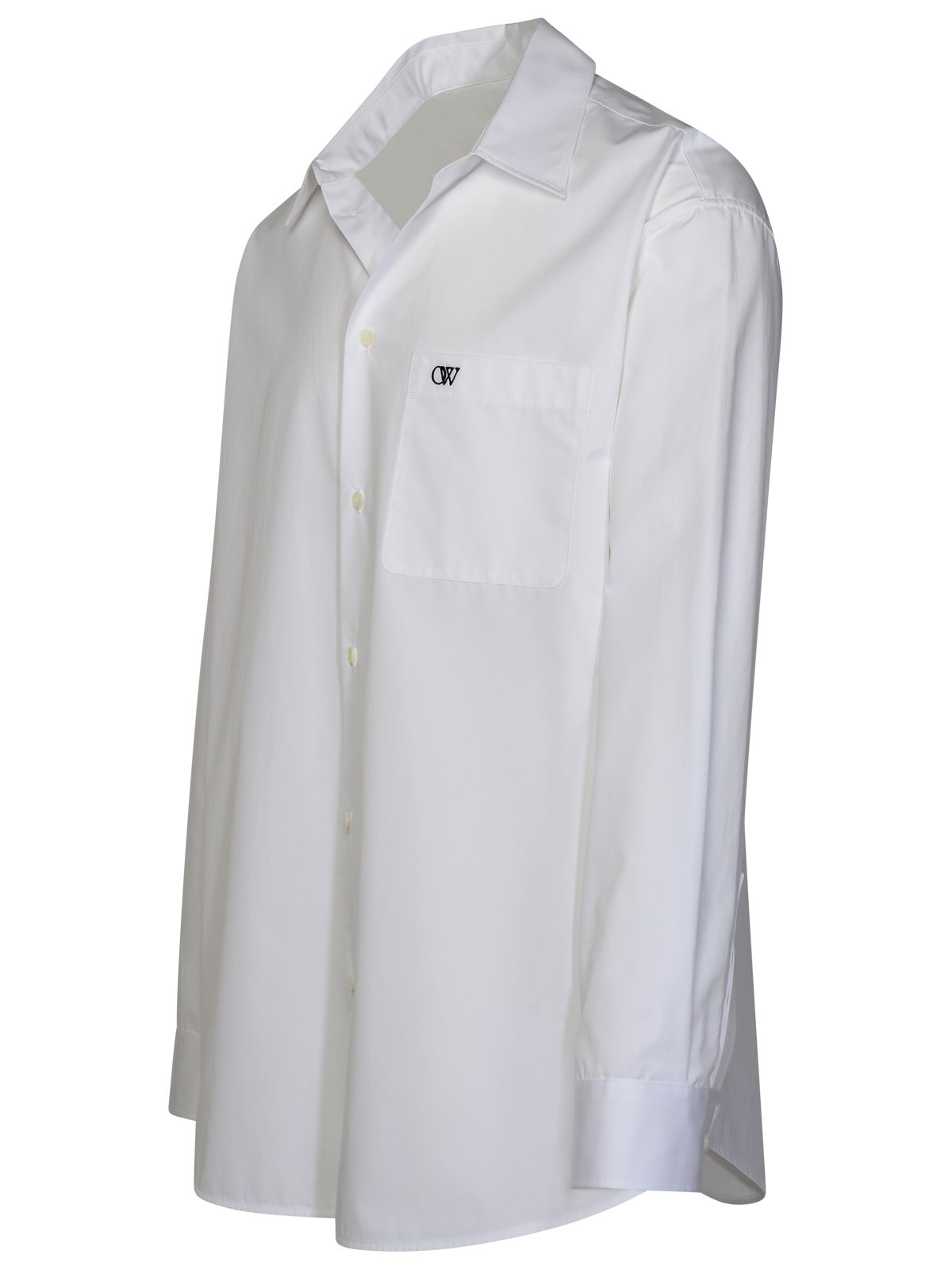 Shop Off-white Ow White Cotton Shirt