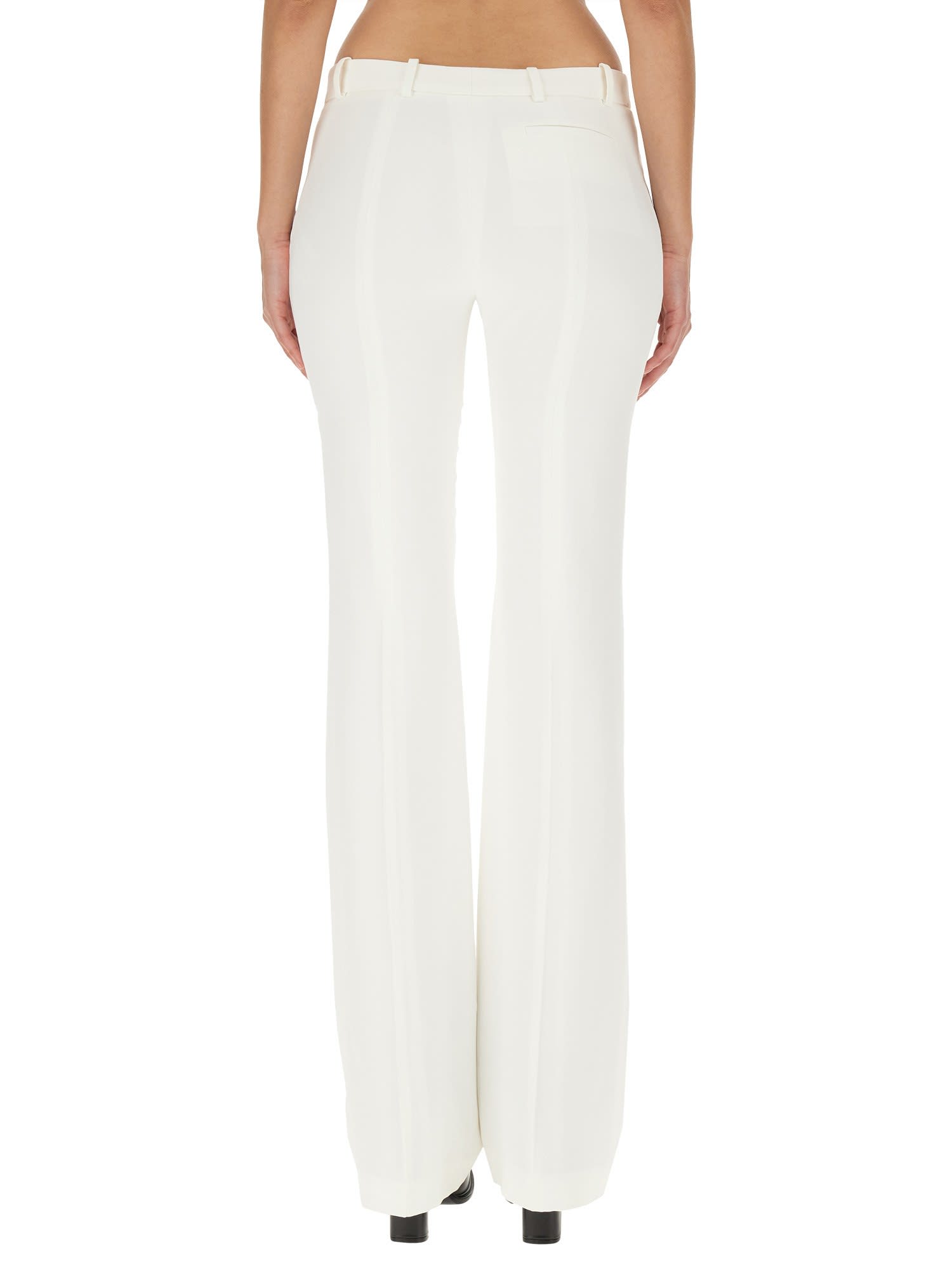 Alexander Mcqueen Pants In White Viscose In White