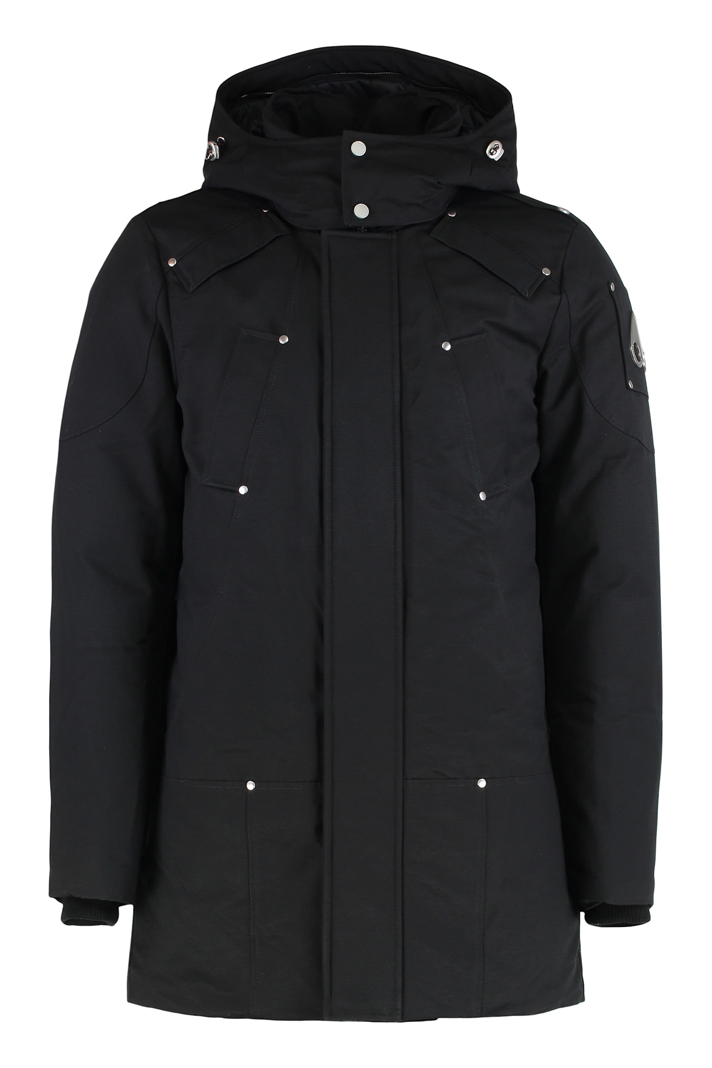 Moose Knuckles "original Shearling" Parka In Black