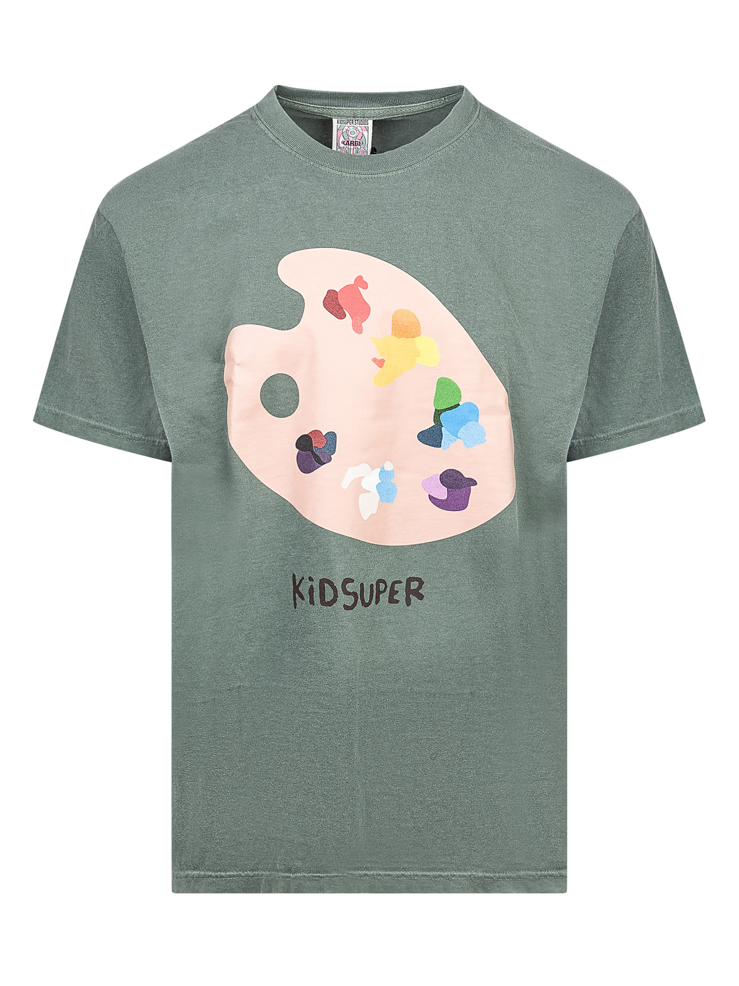 Kidsuper Paint T-shirt In Green