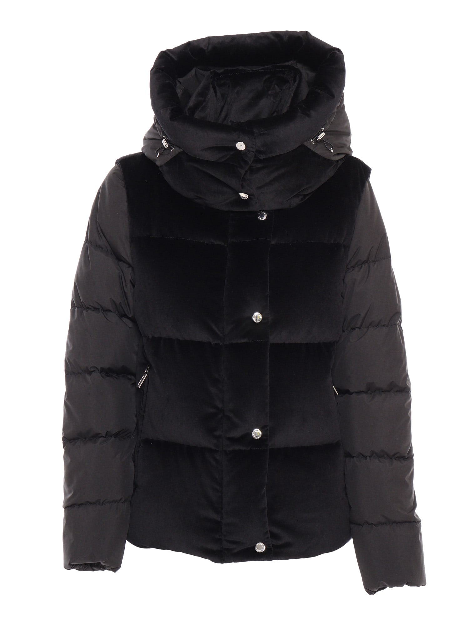 Moorer Coat In Nero