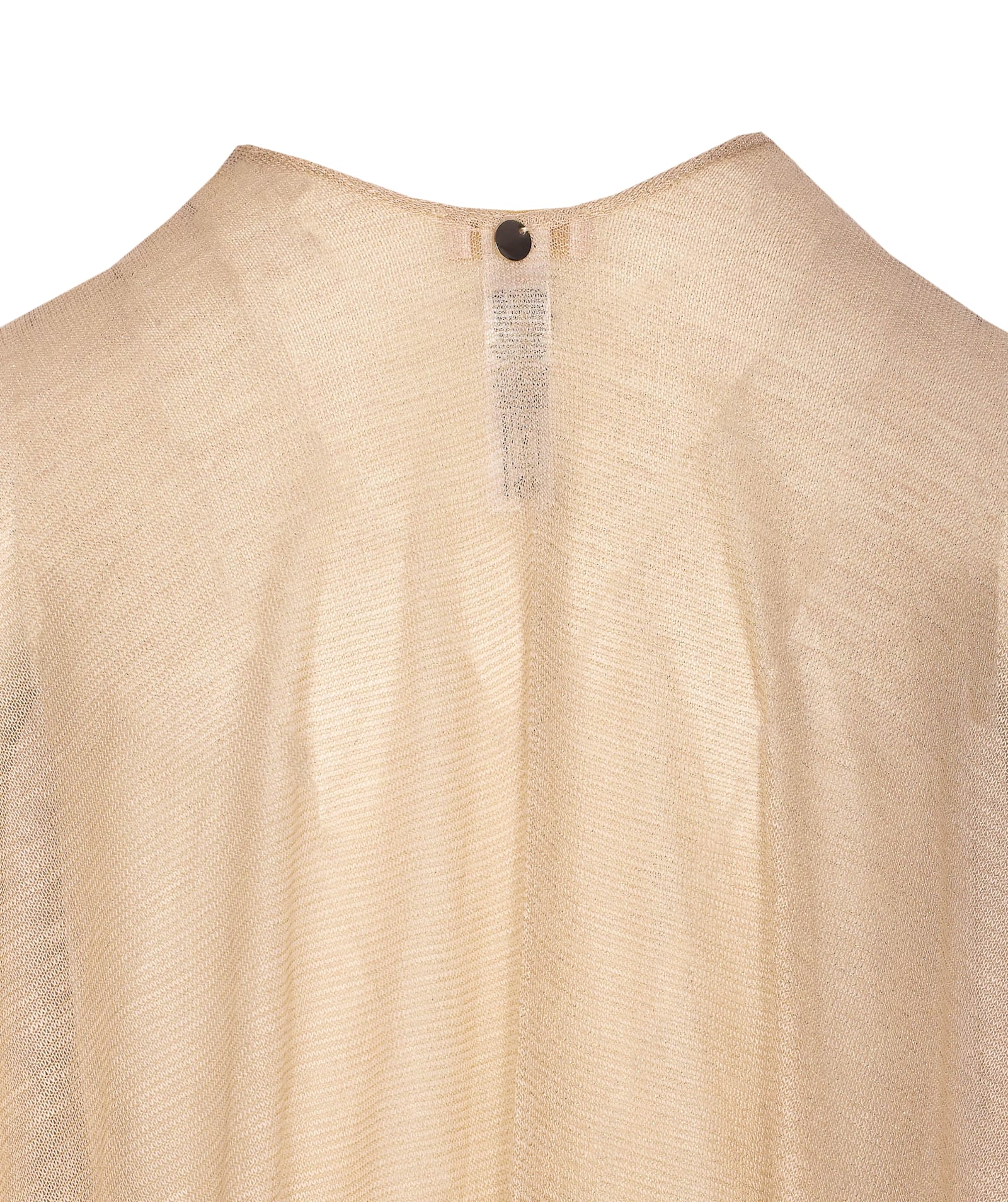 Liu •jo Poncho Sheer Fabric Long Sleeves