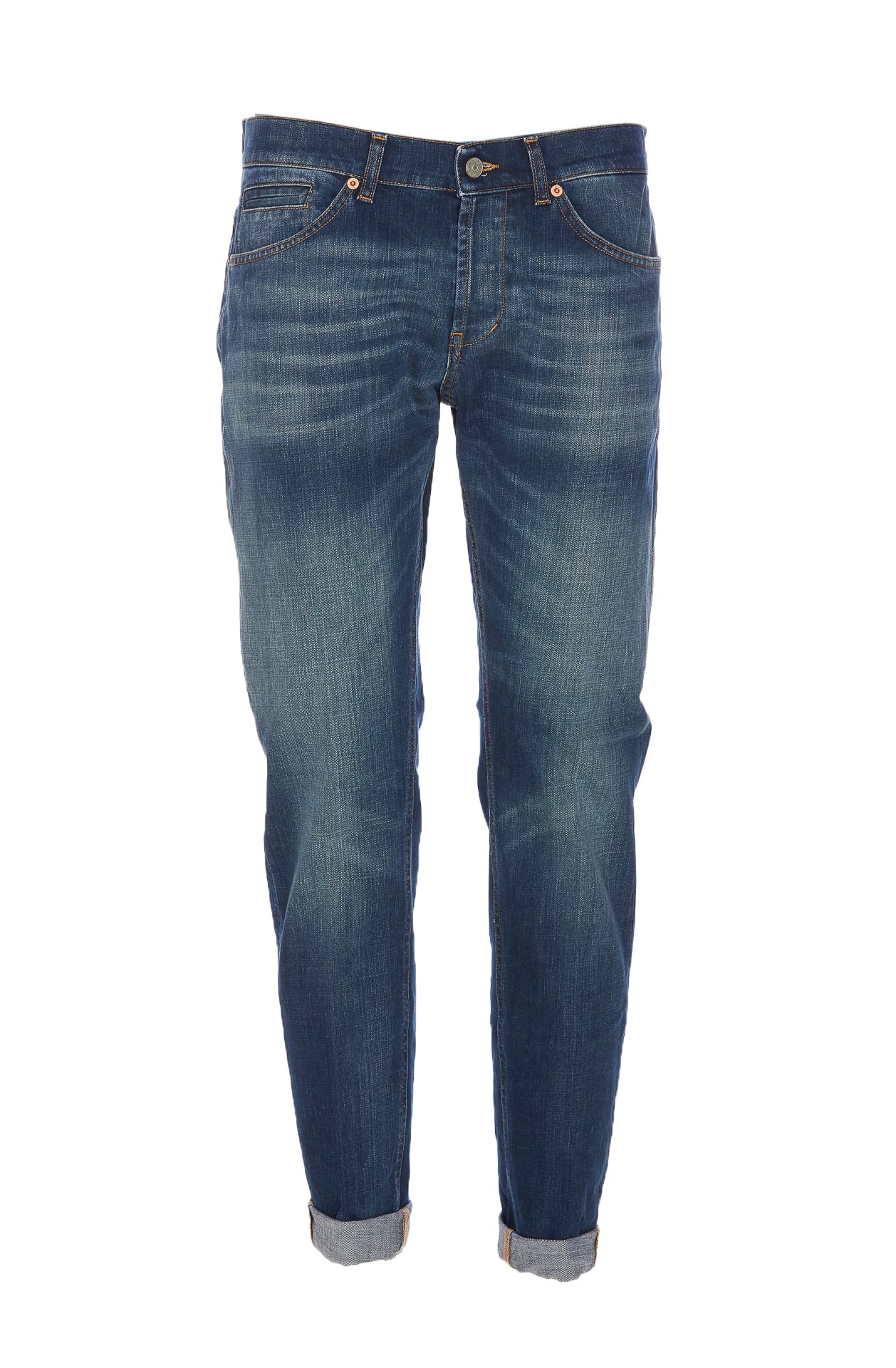 Shop Dondup George Jeans Jeans In Blu