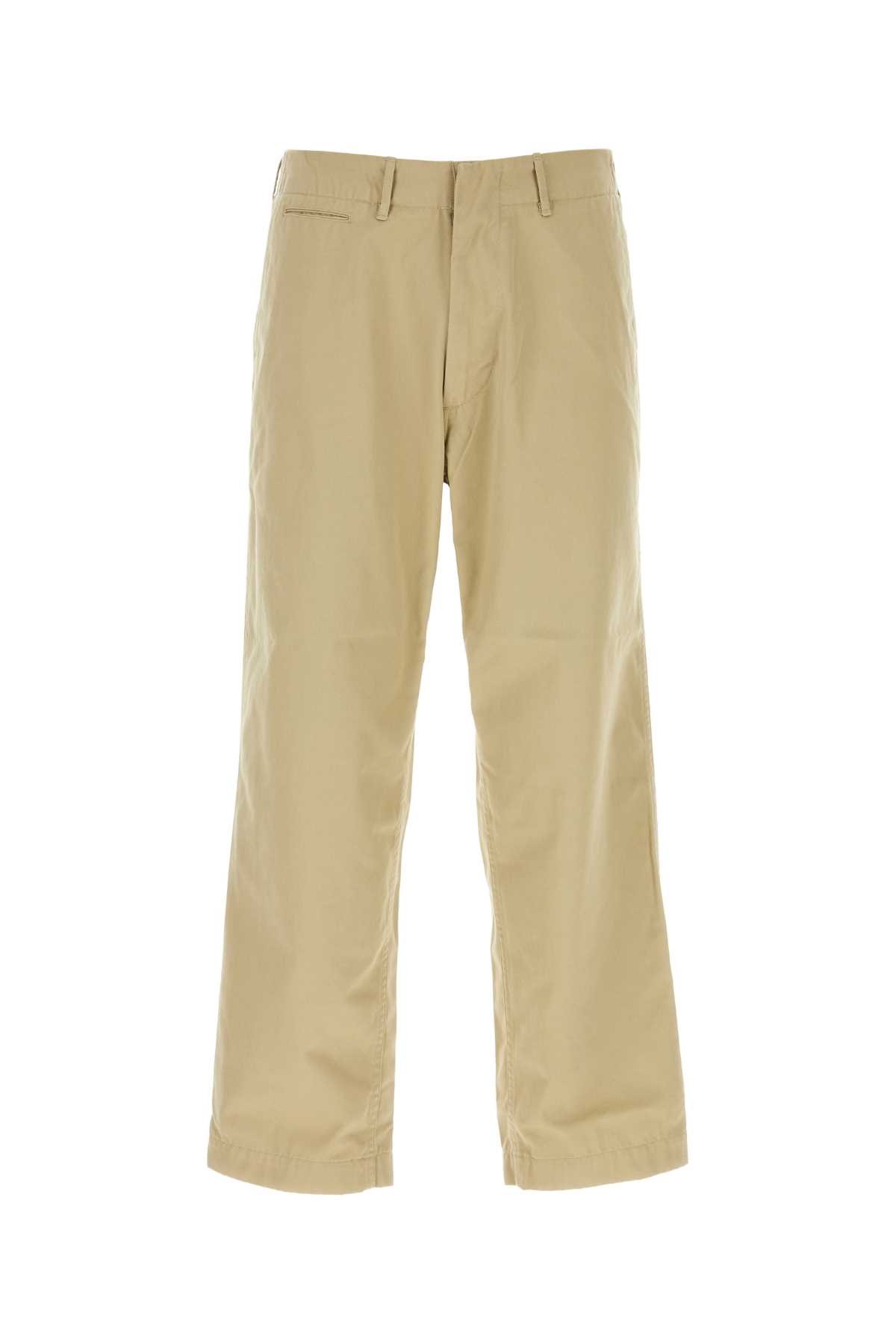 Nanamica Khaki Straight-leg Trousers In Khaki