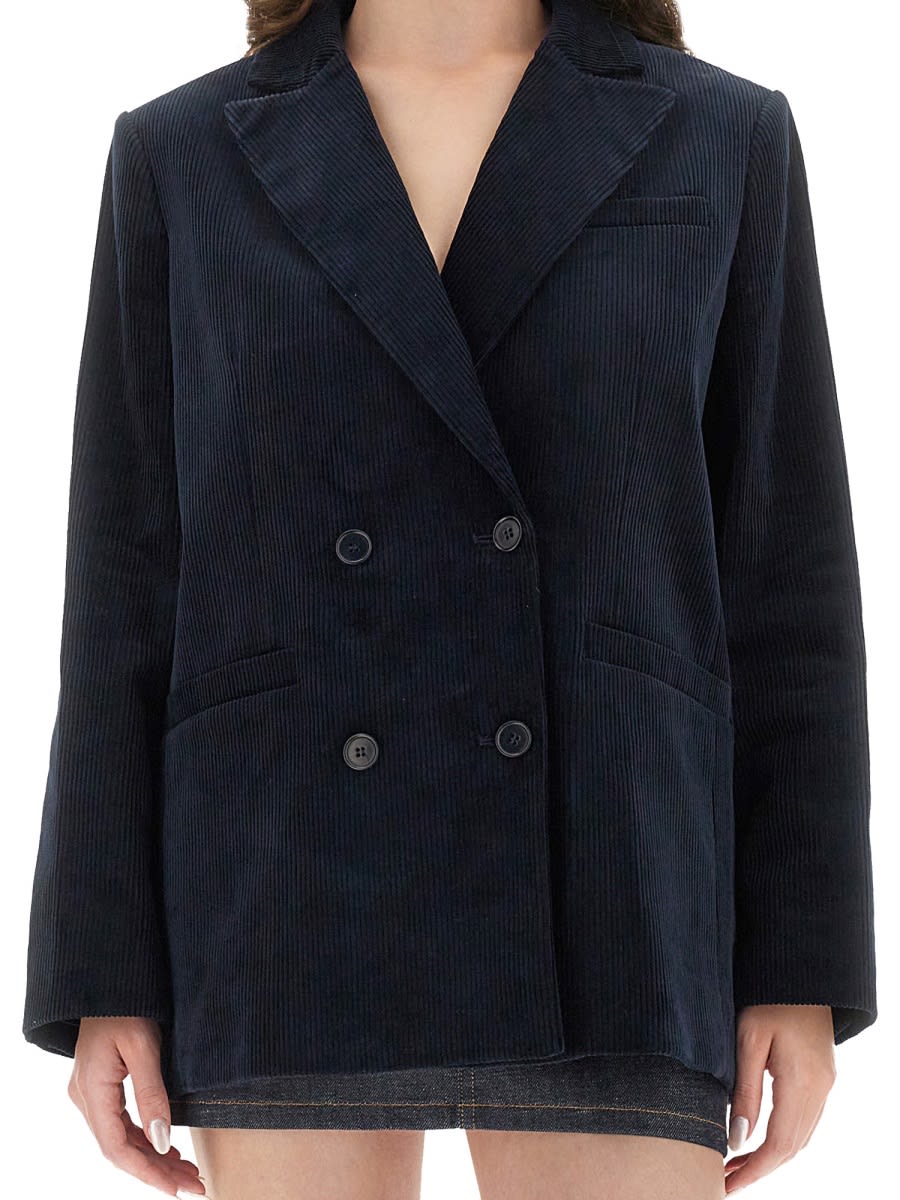 Apc Lucy Jacket A.p.c. In Blue
