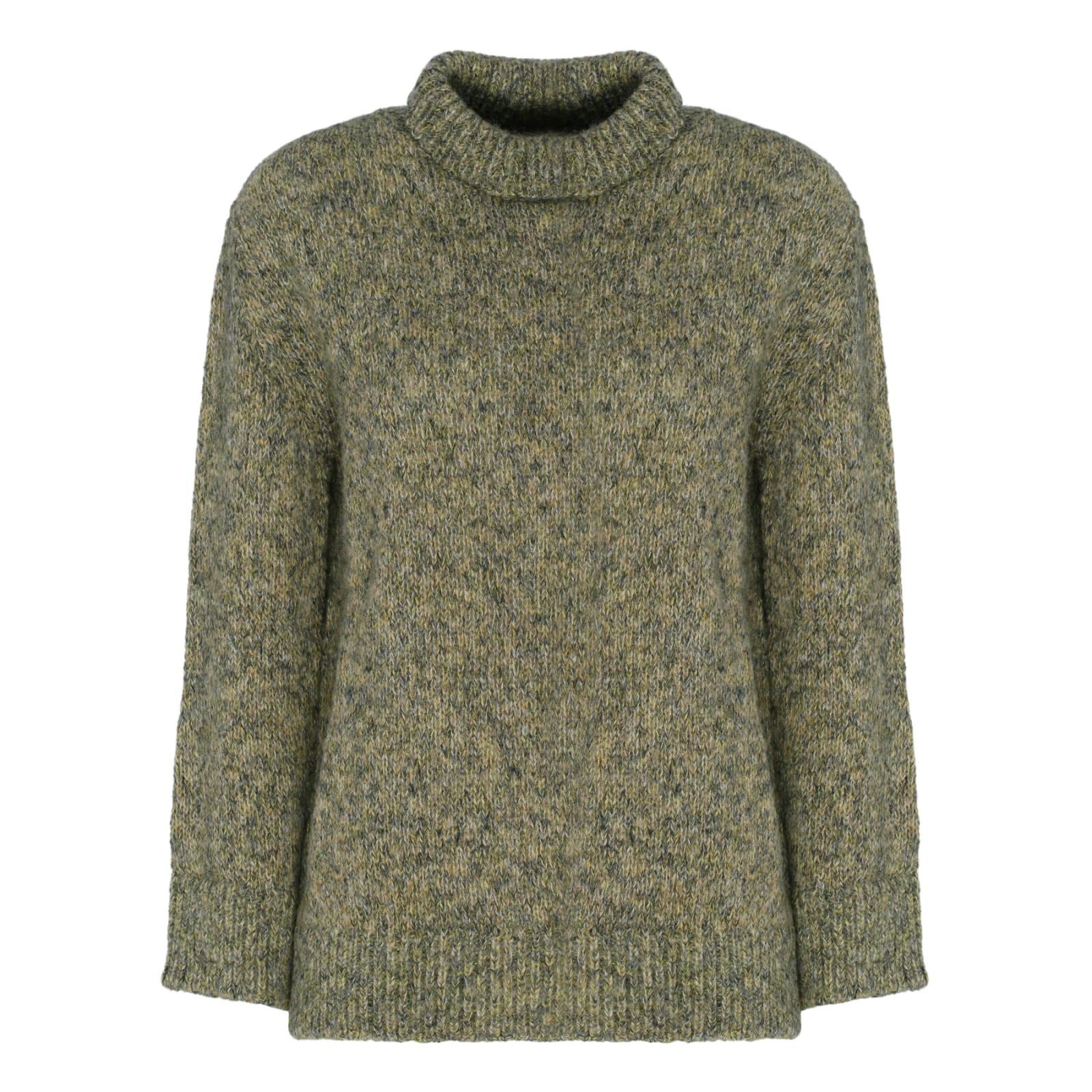 Massimo Alba Green Alpaca Sweater