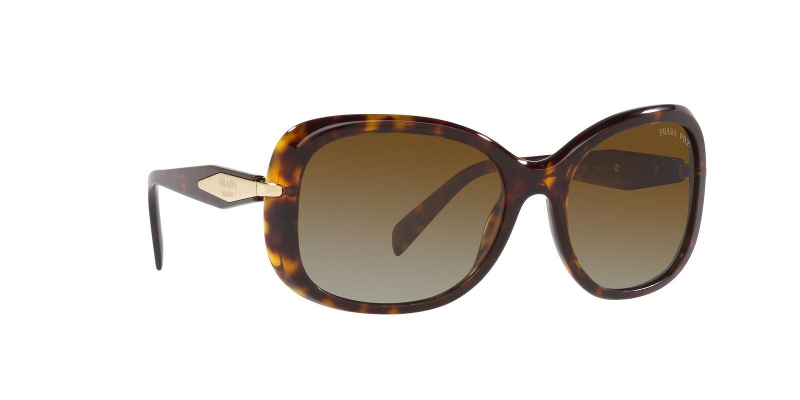 Shop Prada Cat-eye Frame Sunglasses In 2au6e1