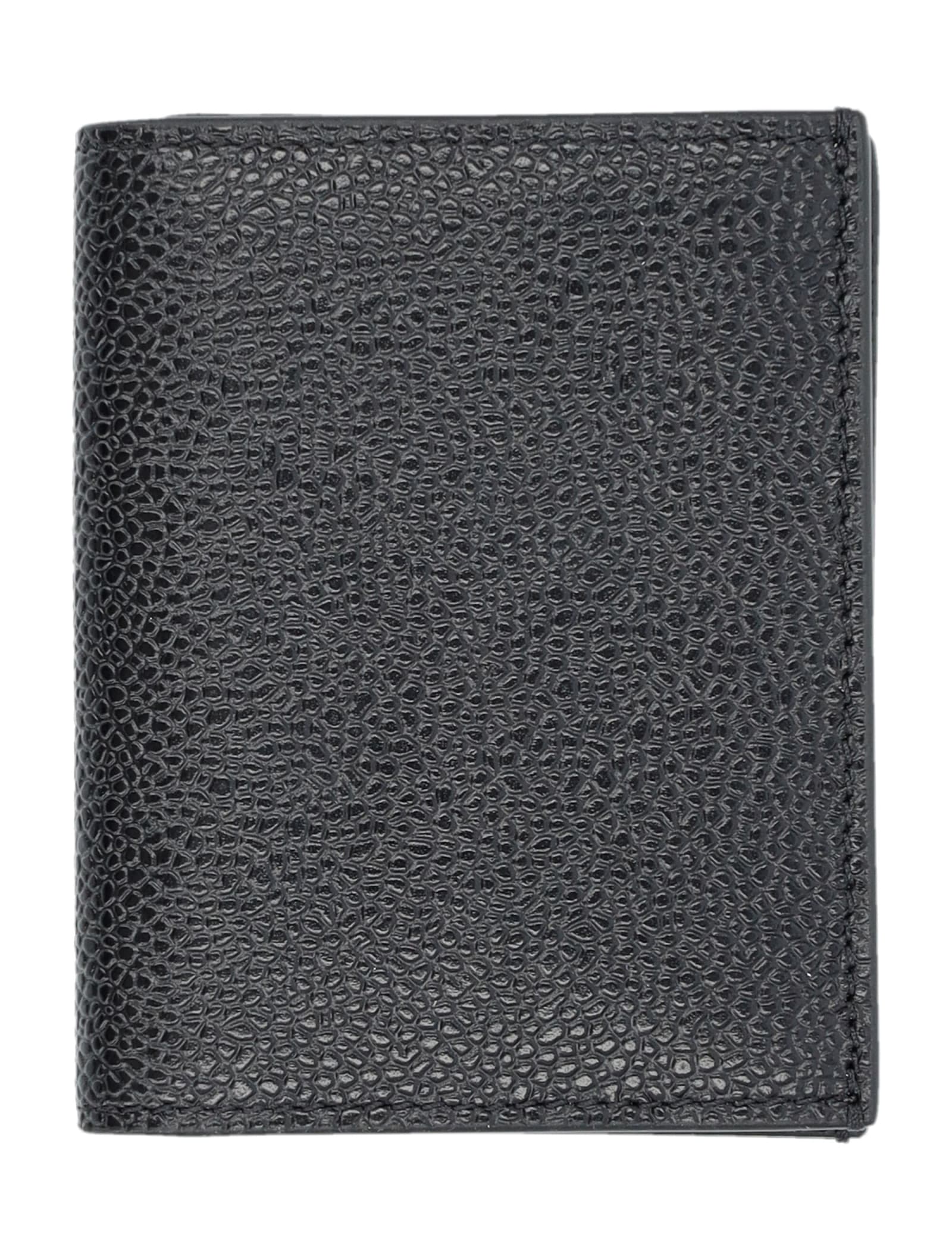Shop Thom Browne Double Cardholder In Black