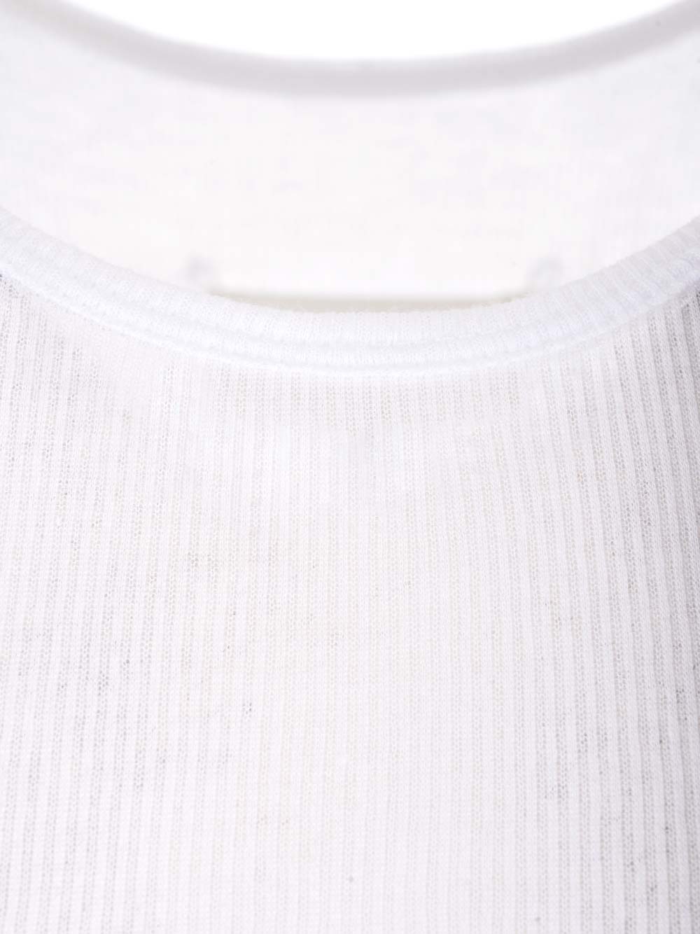 Shop Maison Margiela Jersey Tank Top In White