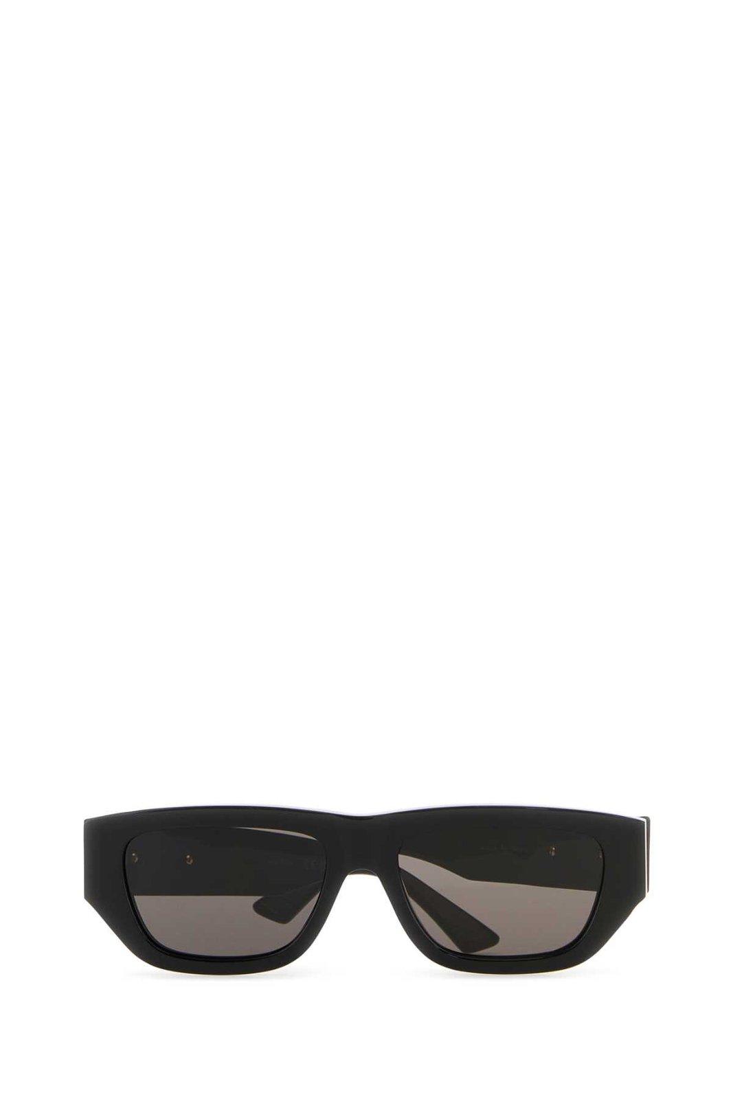 Bottega Veneta Black Acetate Sunglasses In Black