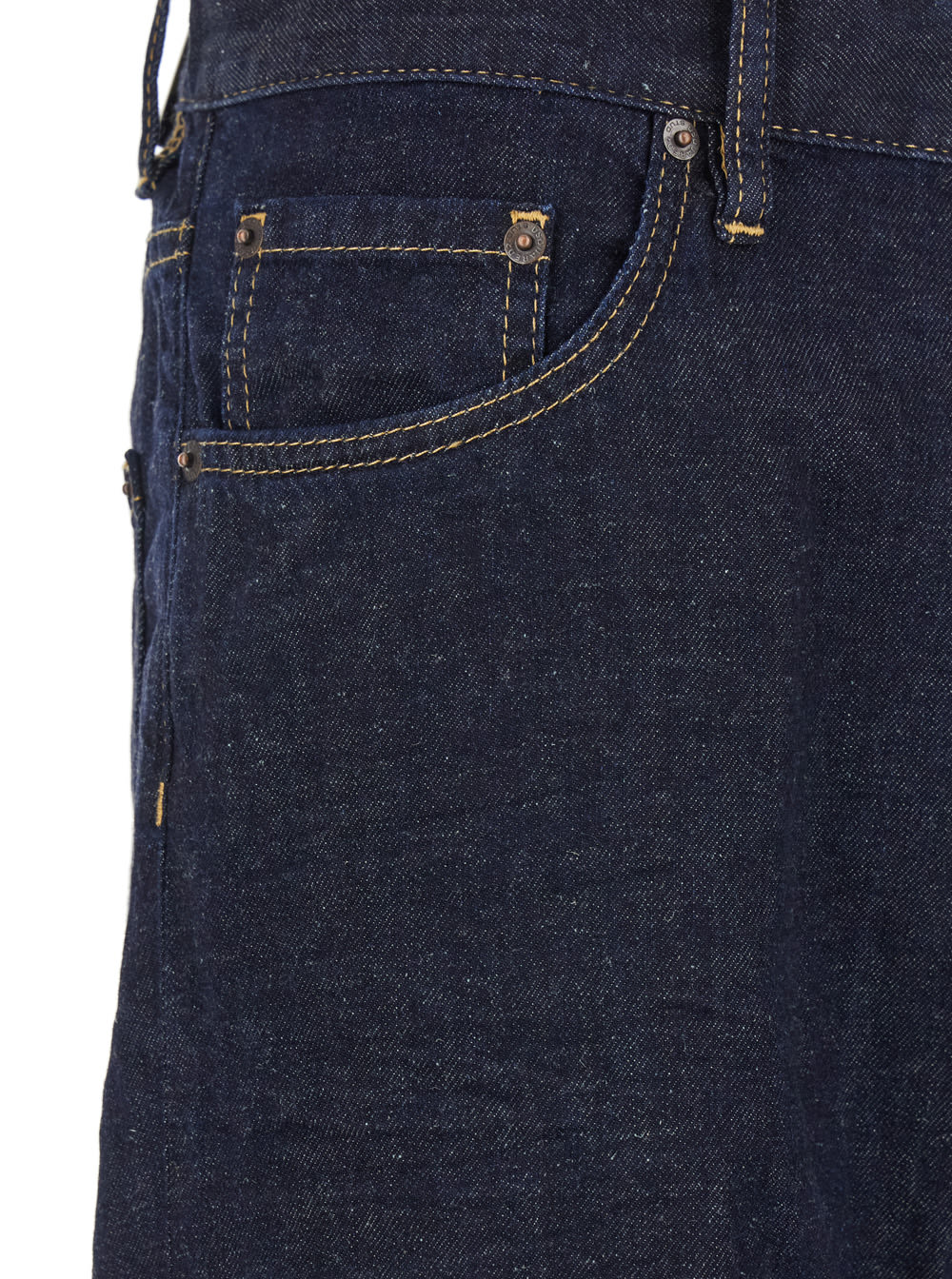 Dsquared2 Blue Five Pockets Jeans With Contrast Stitching And Tapered Design